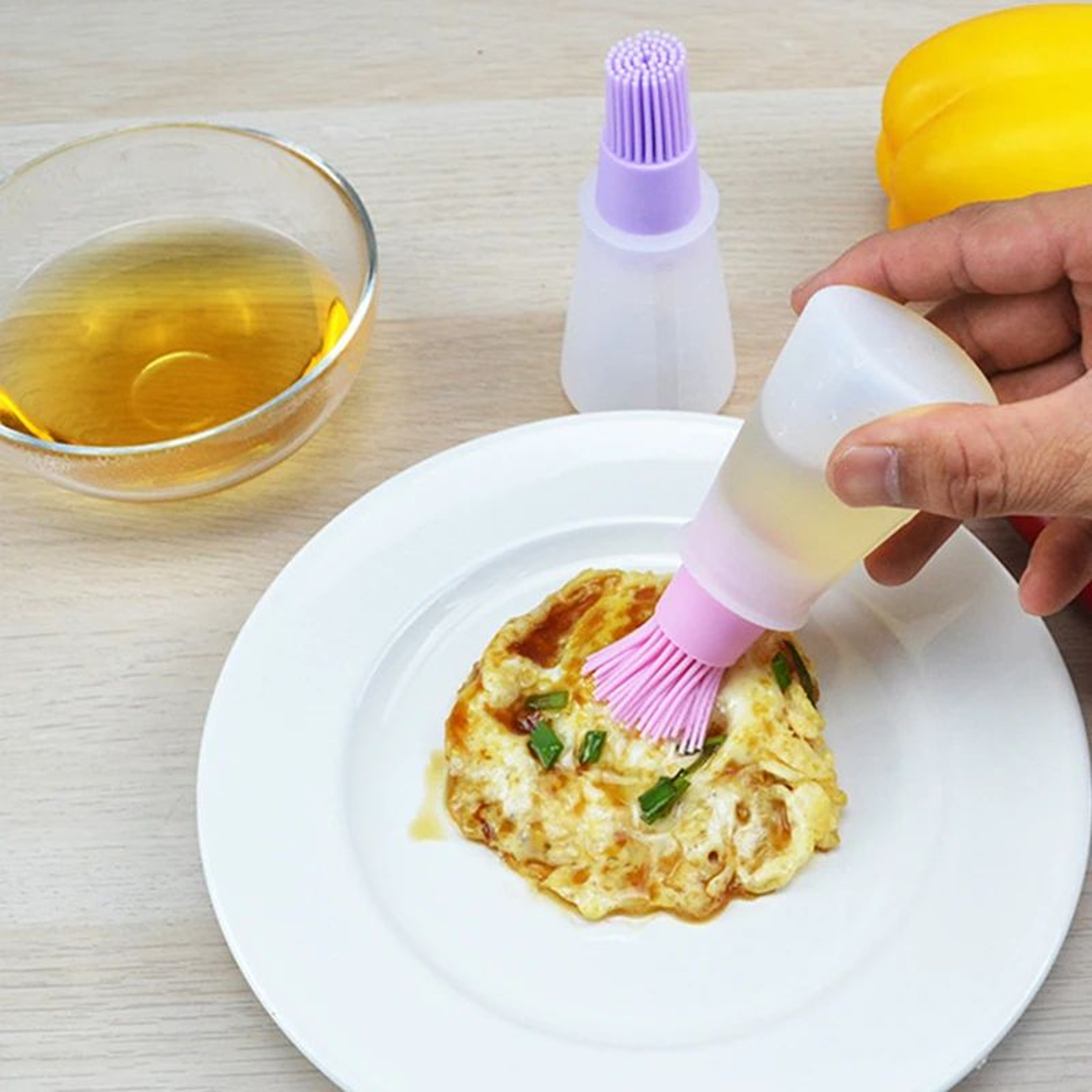 High Temperature Silicone Oil Brush  Heat Resistant BBQ  Baking Basting Brush 3