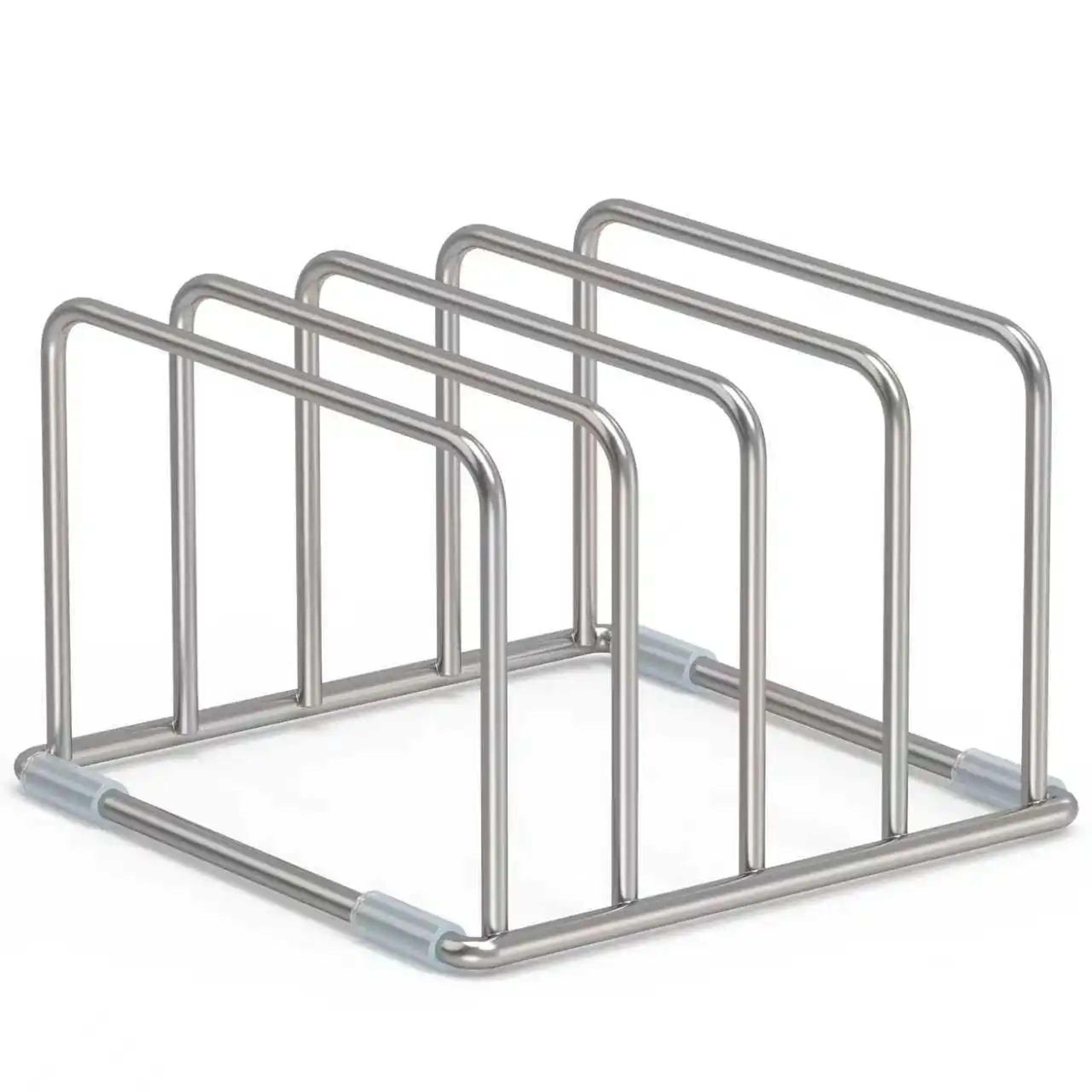 Stainless Steel Cutting Board Holder  SpaceSaving Chopping Board Storage Stand 0