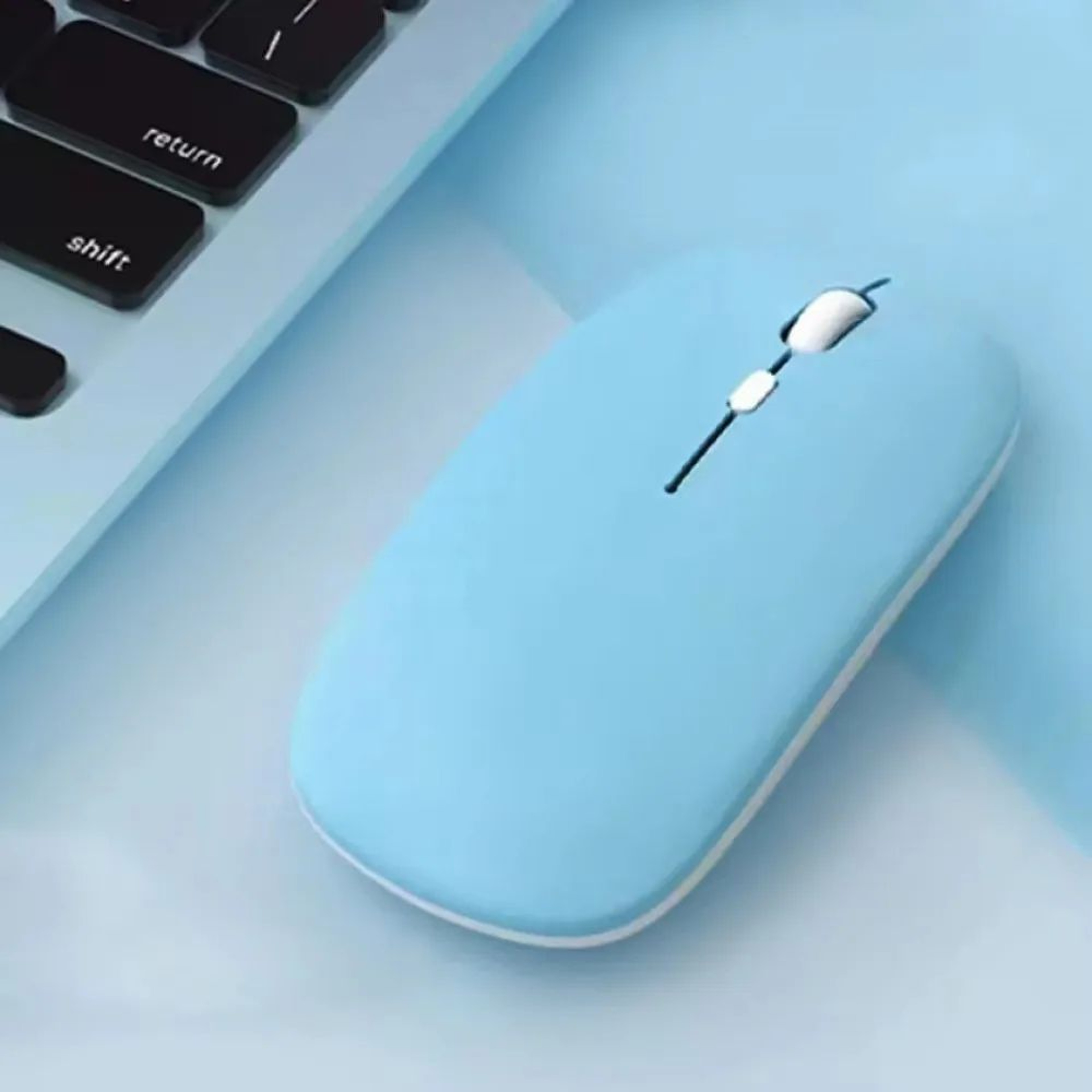 Silent Bluetooth Wireless Mouse  Slim Rechargeable Wireless Mouse For Laptop IPad  Tablet 7