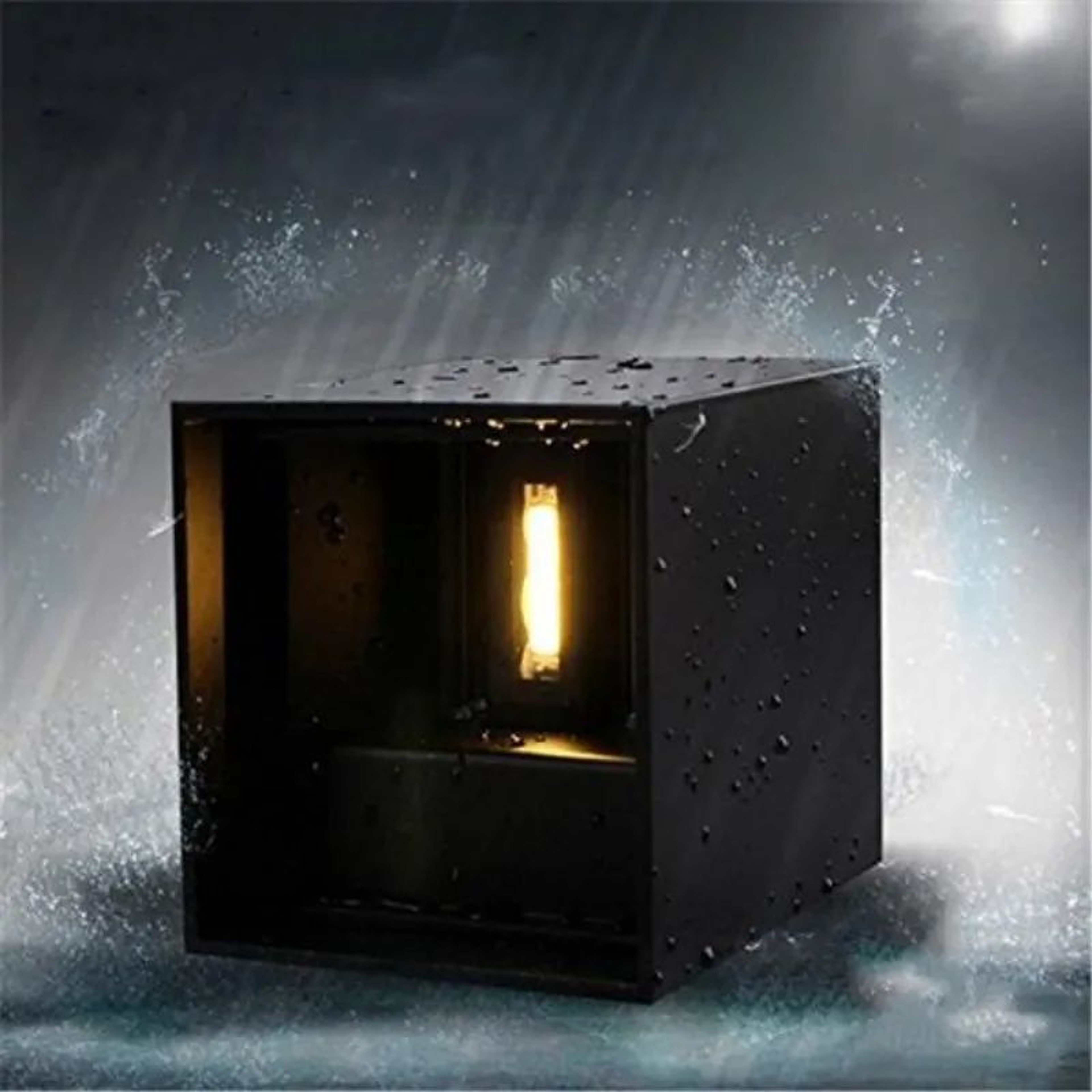 LumaGuard IP65 LED Outdoor Wall Sconce  Modern Waterproof Aluminium Porch Light 1