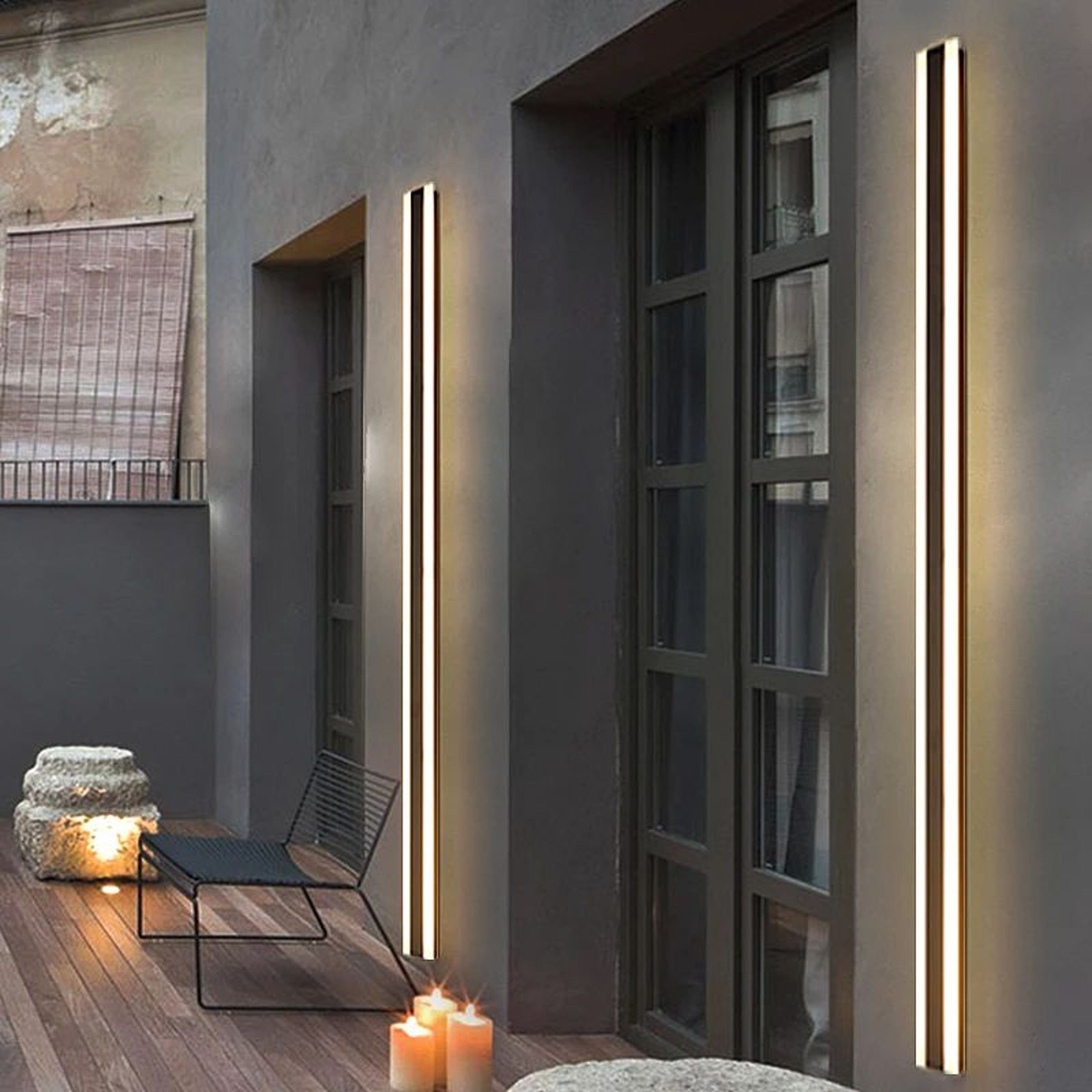 LumiLine IP65 Long Strip LED Outdoor Wall Light  Modern Waterproof Aluminum Sconce 3