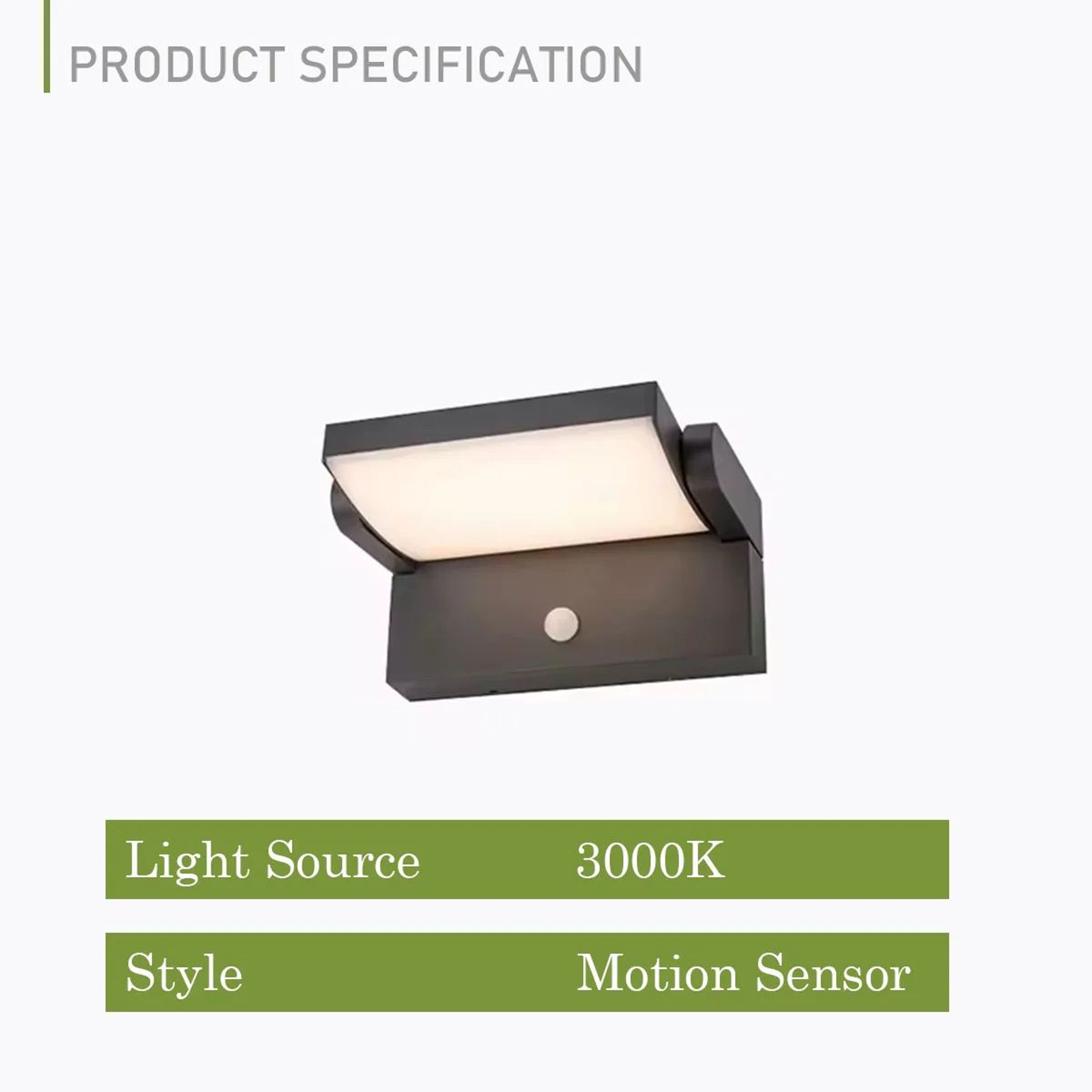 Modern IP65 Motion Sensor Outdoor Wall Lamp  Waterproof LED Porch  Balcony Light 7