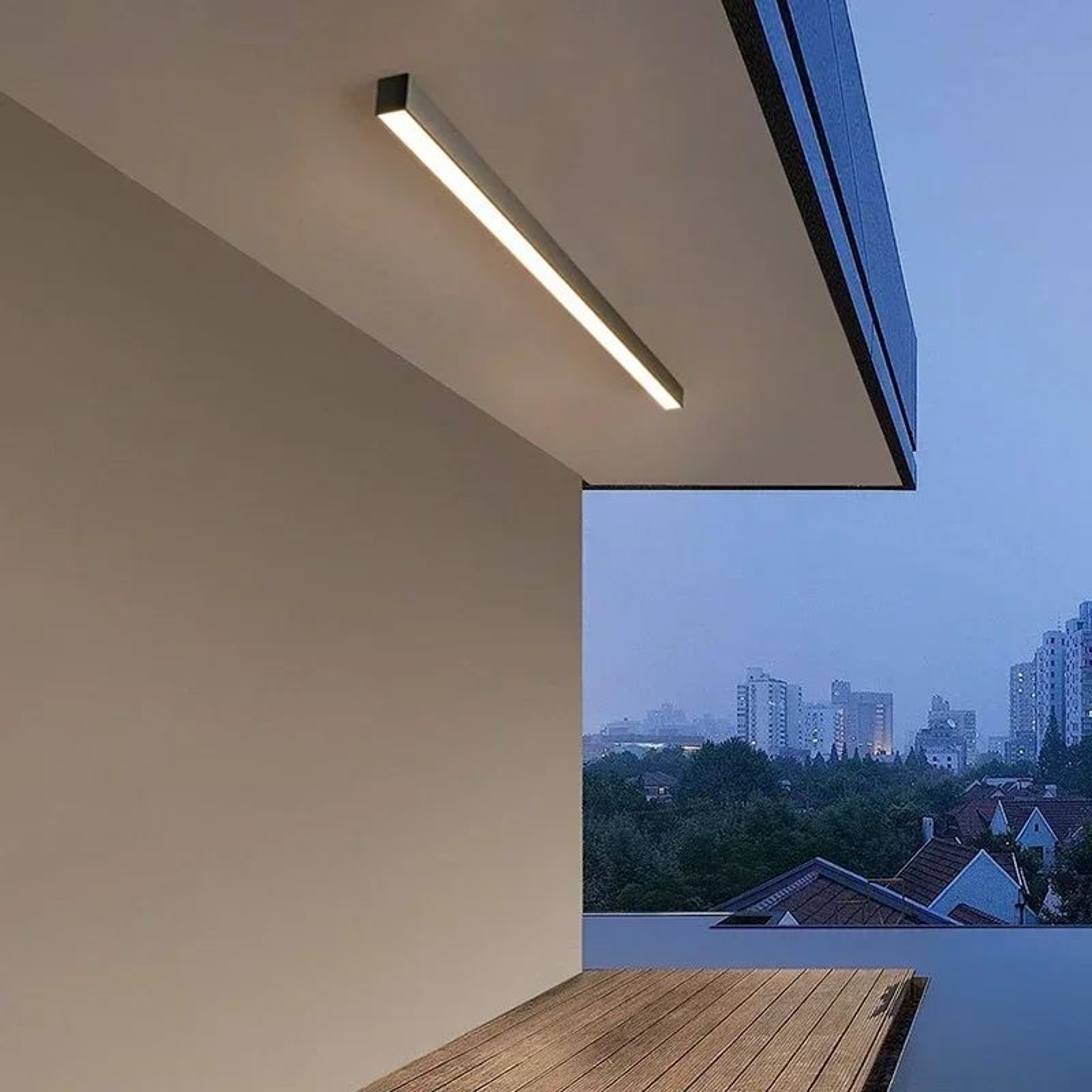 LumiLine Waterproof Outdoor Strip Wall Lamp  Modern Long LED Entrance Light 1