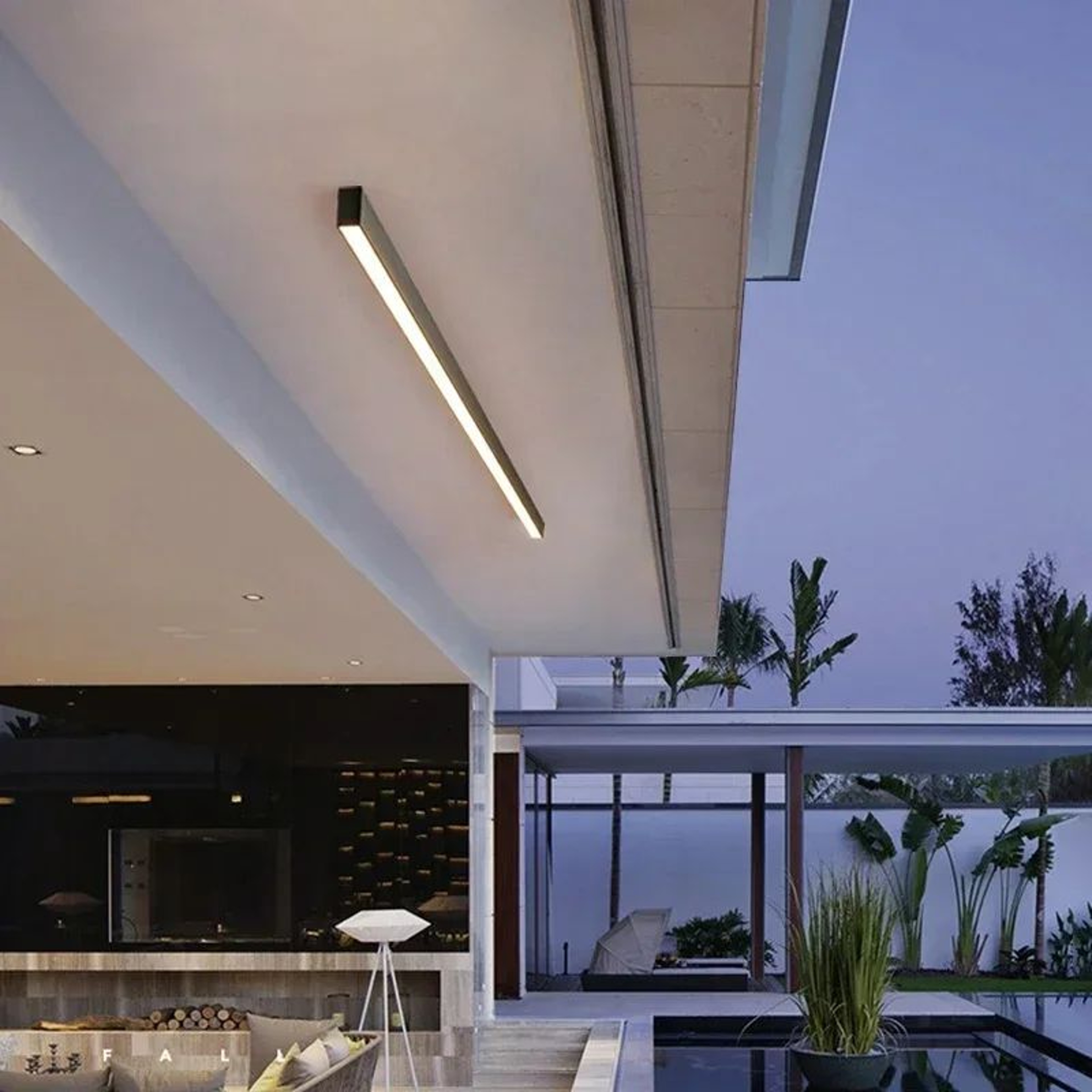 LumiLine Waterproof Outdoor Strip Wall Lamp  Modern Long LED Entrance Light 3