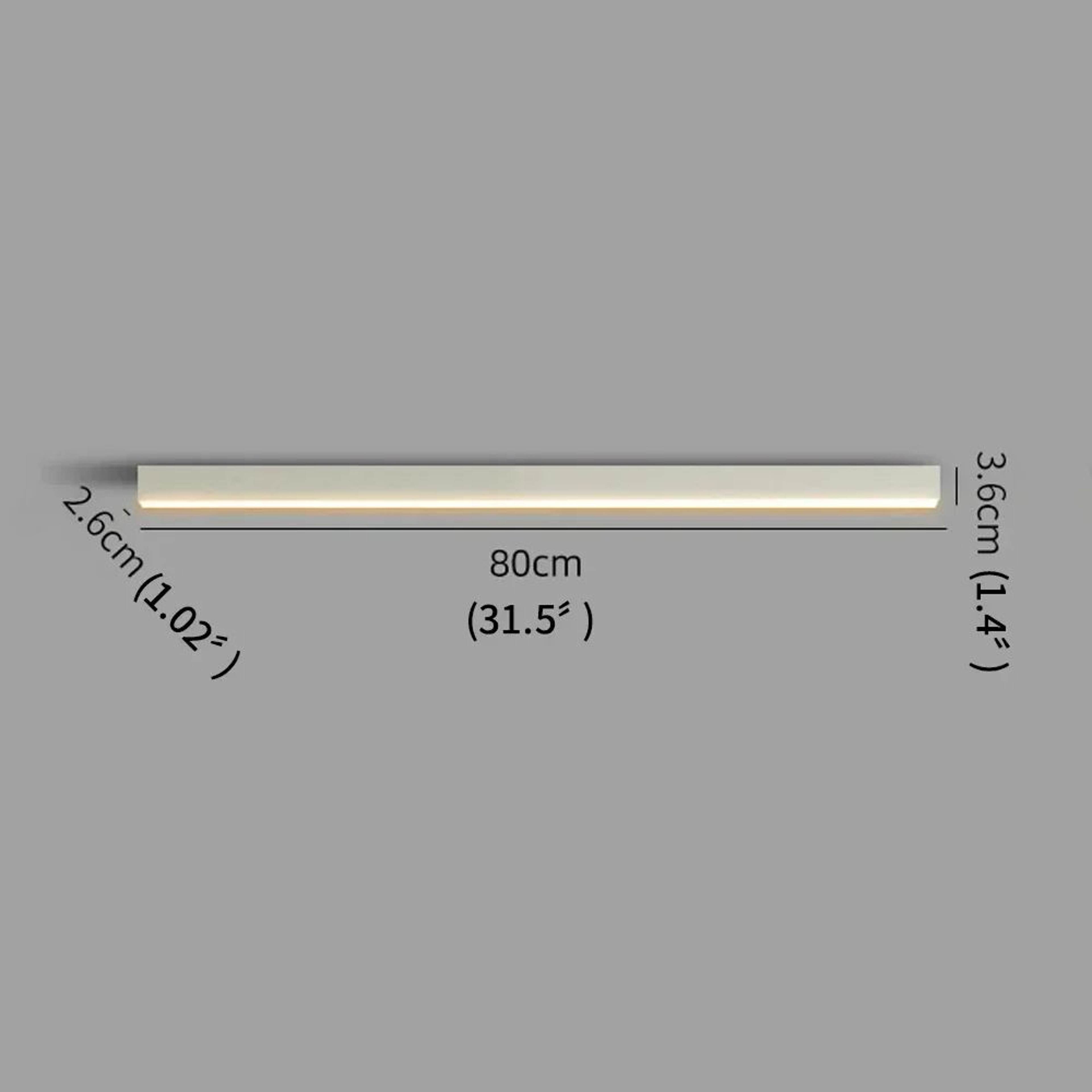 LumiLine Waterproof Outdoor Strip Wall Lamp  Modern Long LED Entrance Light 12