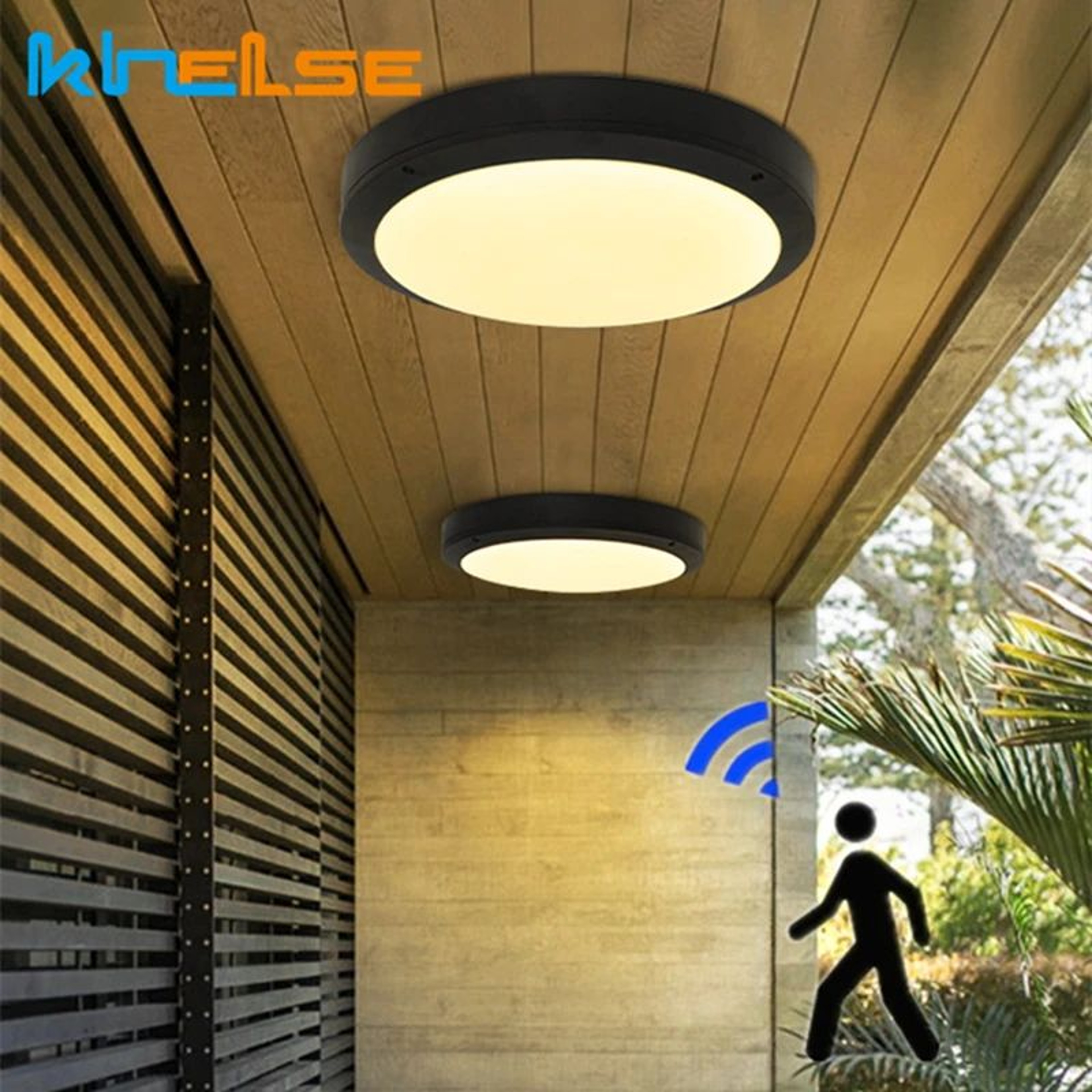 AquaGlow 1620W Waterproof LED Ceiling Light  Round  Oval Outdoor Surface Mount 0