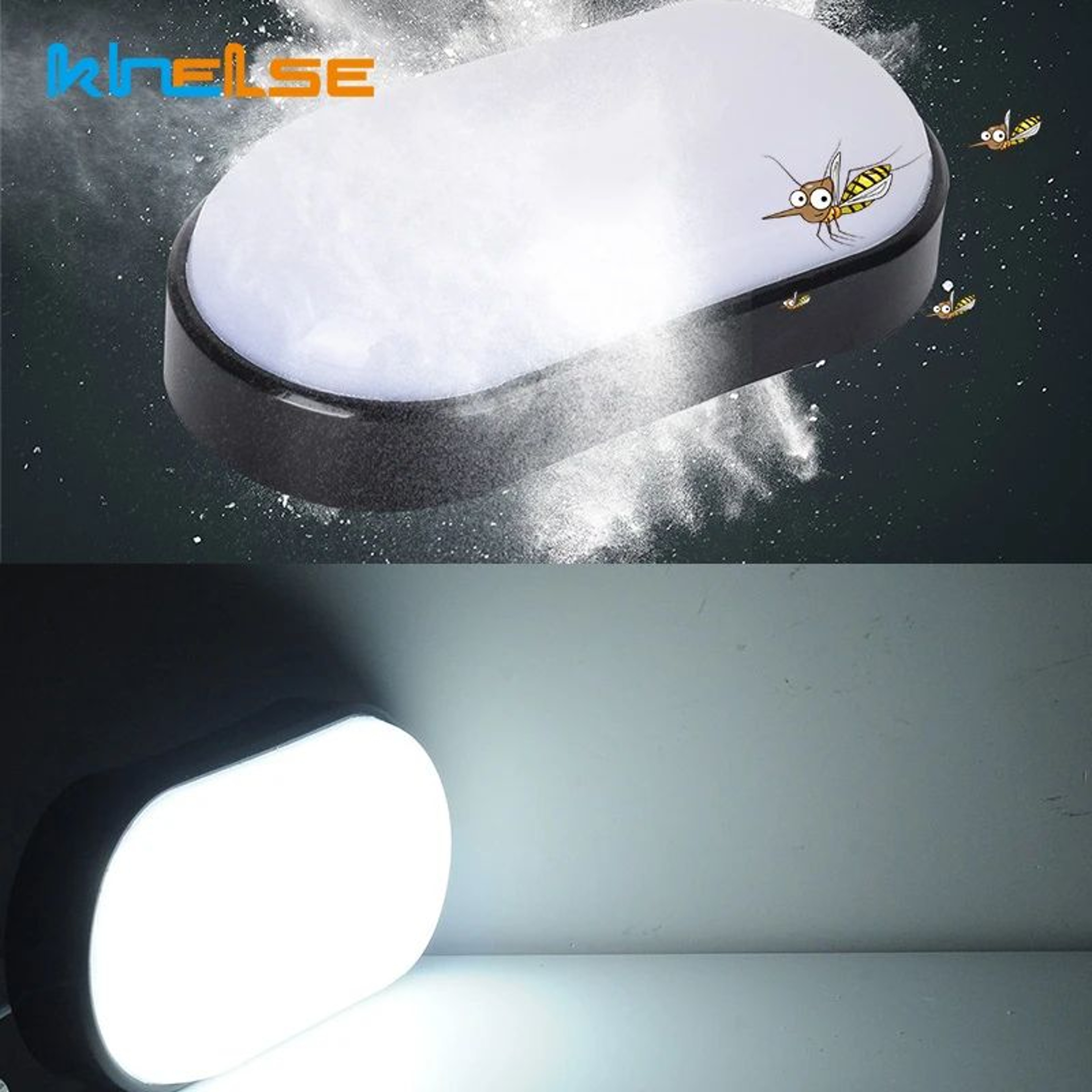 AquaGlow 1620W Waterproof LED Ceiling Light  Round  Oval Outdoor Surface Mount 1