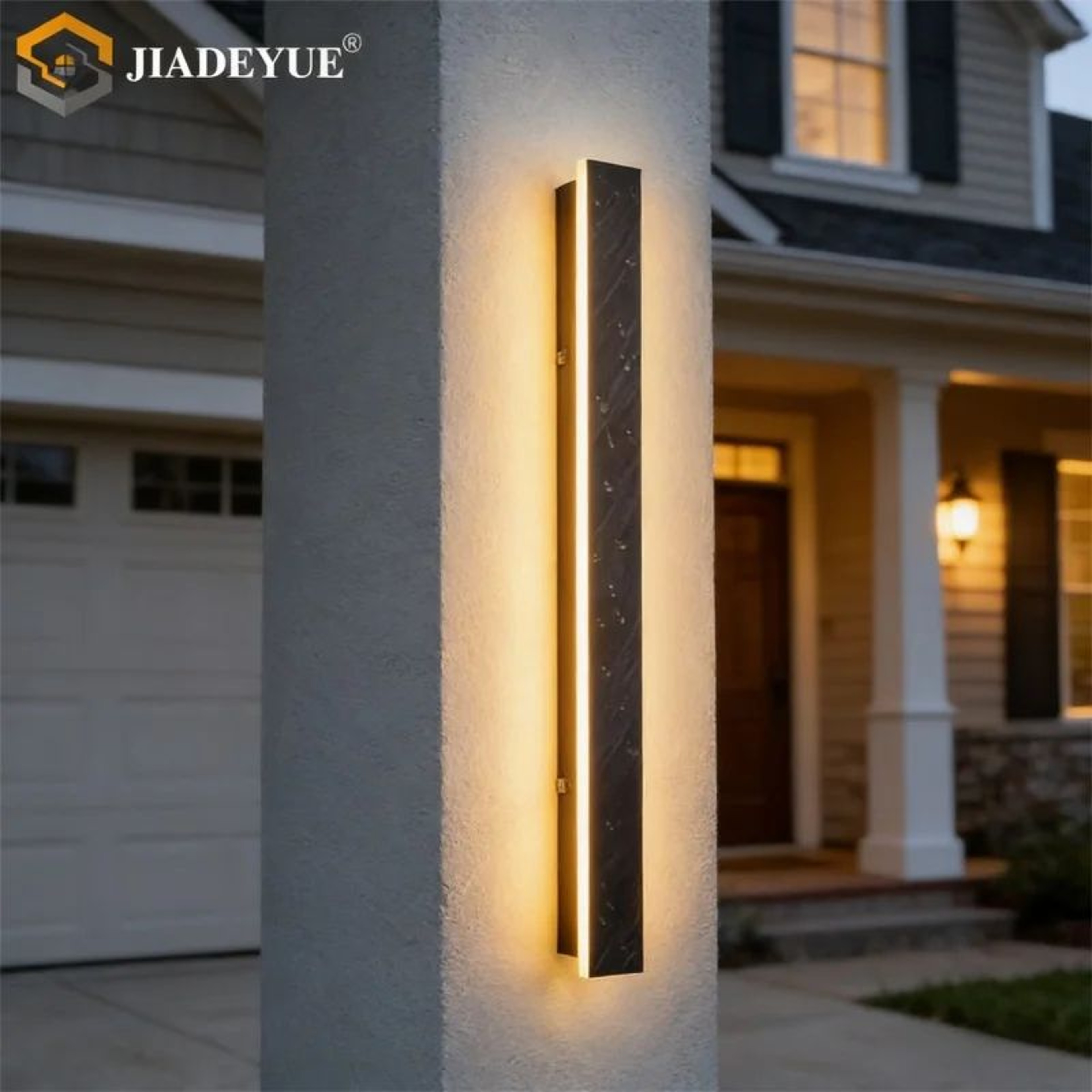 LumiGuard Waterproof LED Wall Light IP65 For Modern Outdoor  Indoor Spaces 1