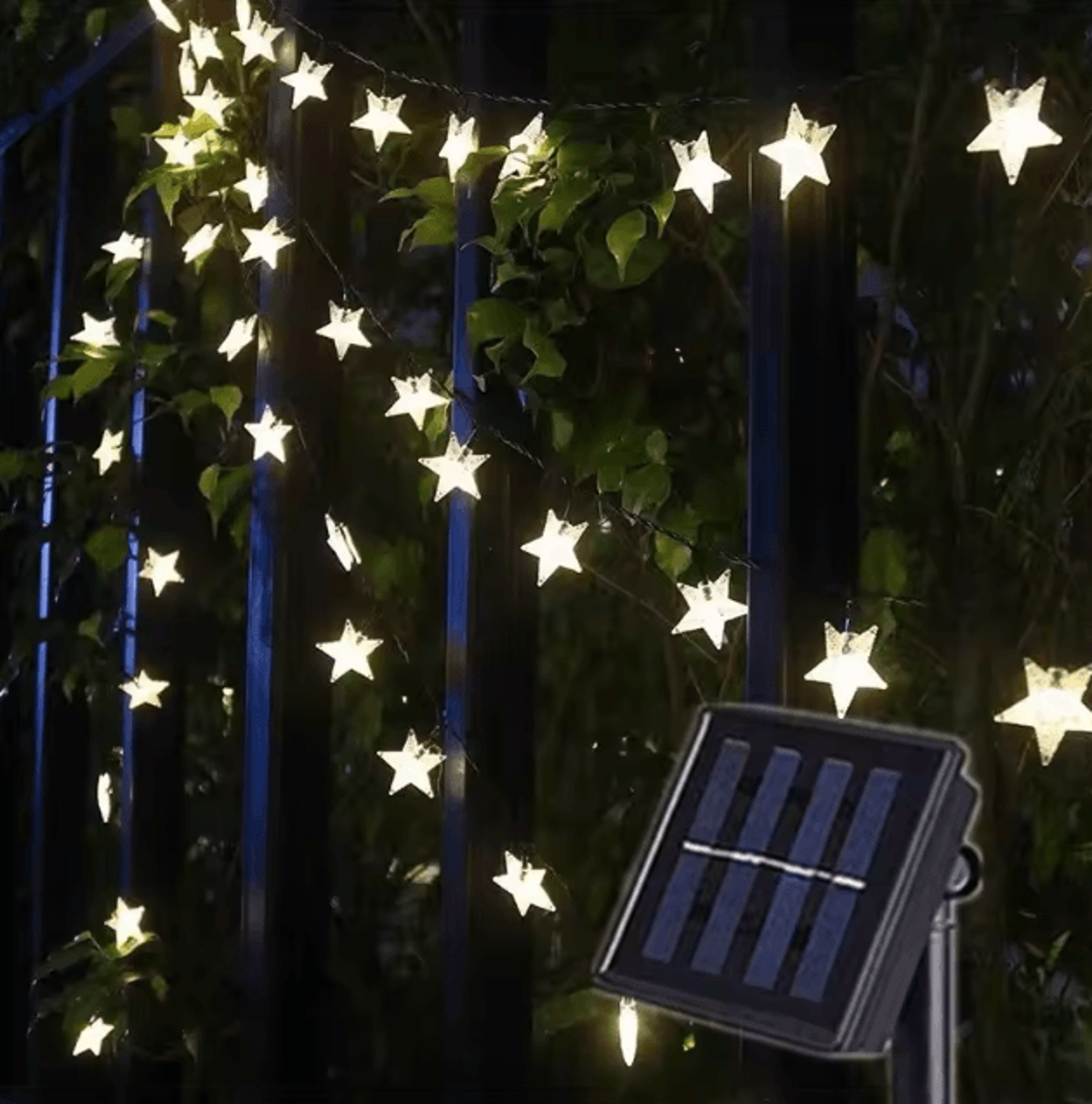Solar Star String Lights Outdoor  LED Solar Powered Fairy Lights For Patio Garden Wedding Decor 1