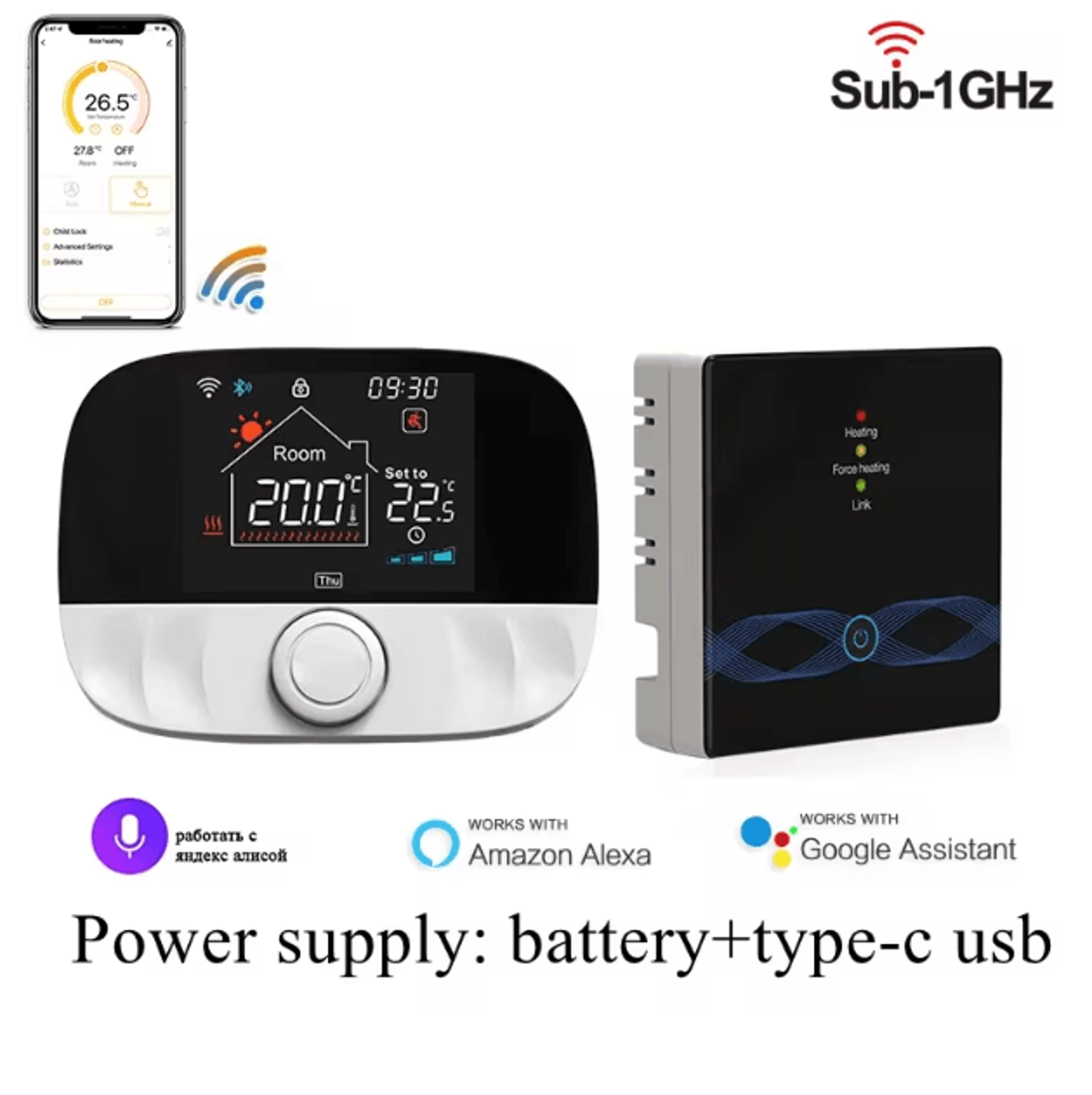 Tuya RF Wireless WiFi Thermostat  Smart Temperature Controller For Gas Boiler  Water Heating With A 3