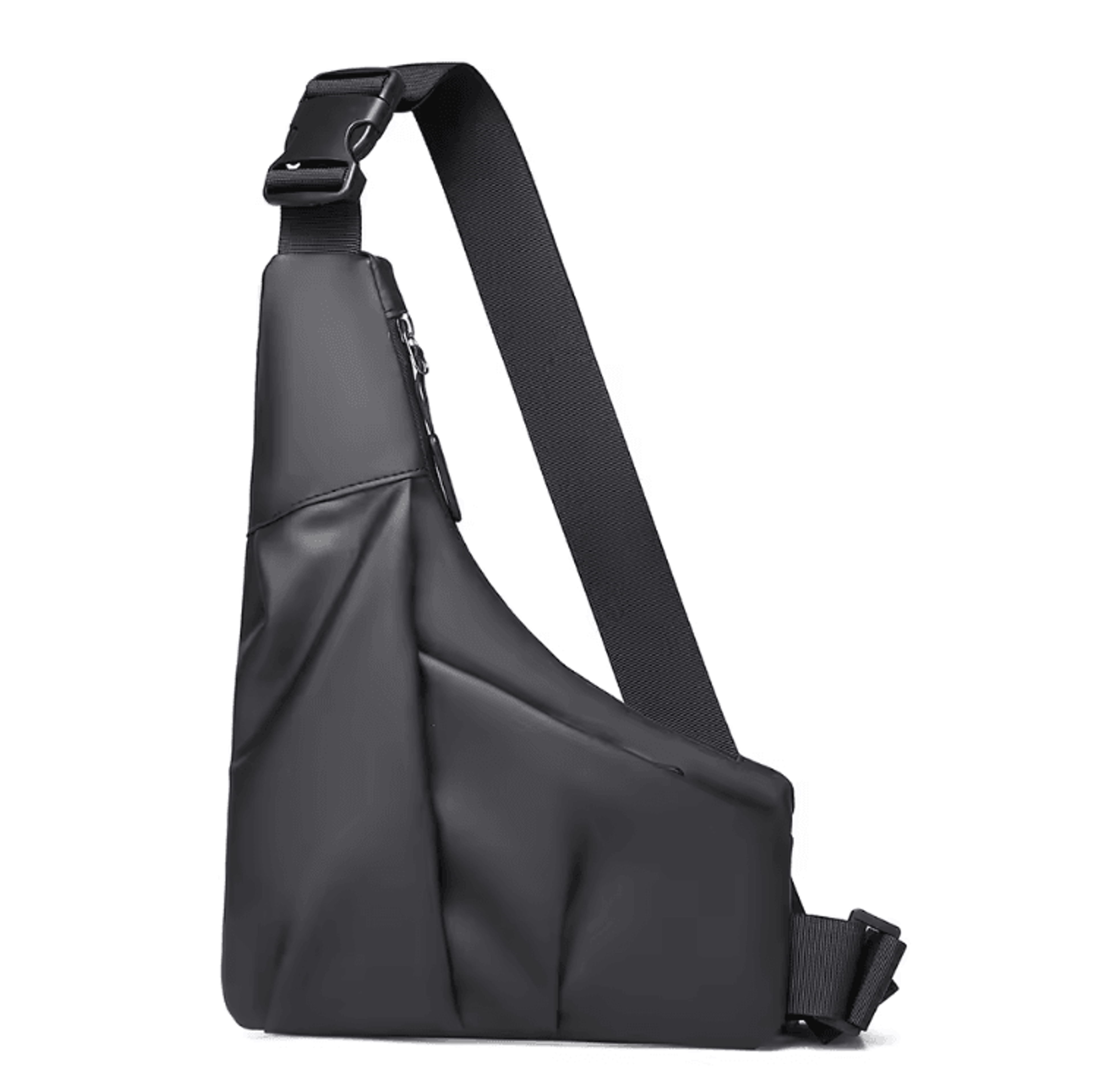 AntiTheft Triangle Crossbody Chest Bag  Adjustable Sling Bag For Travel Commuting  Outdoor Activiti 3