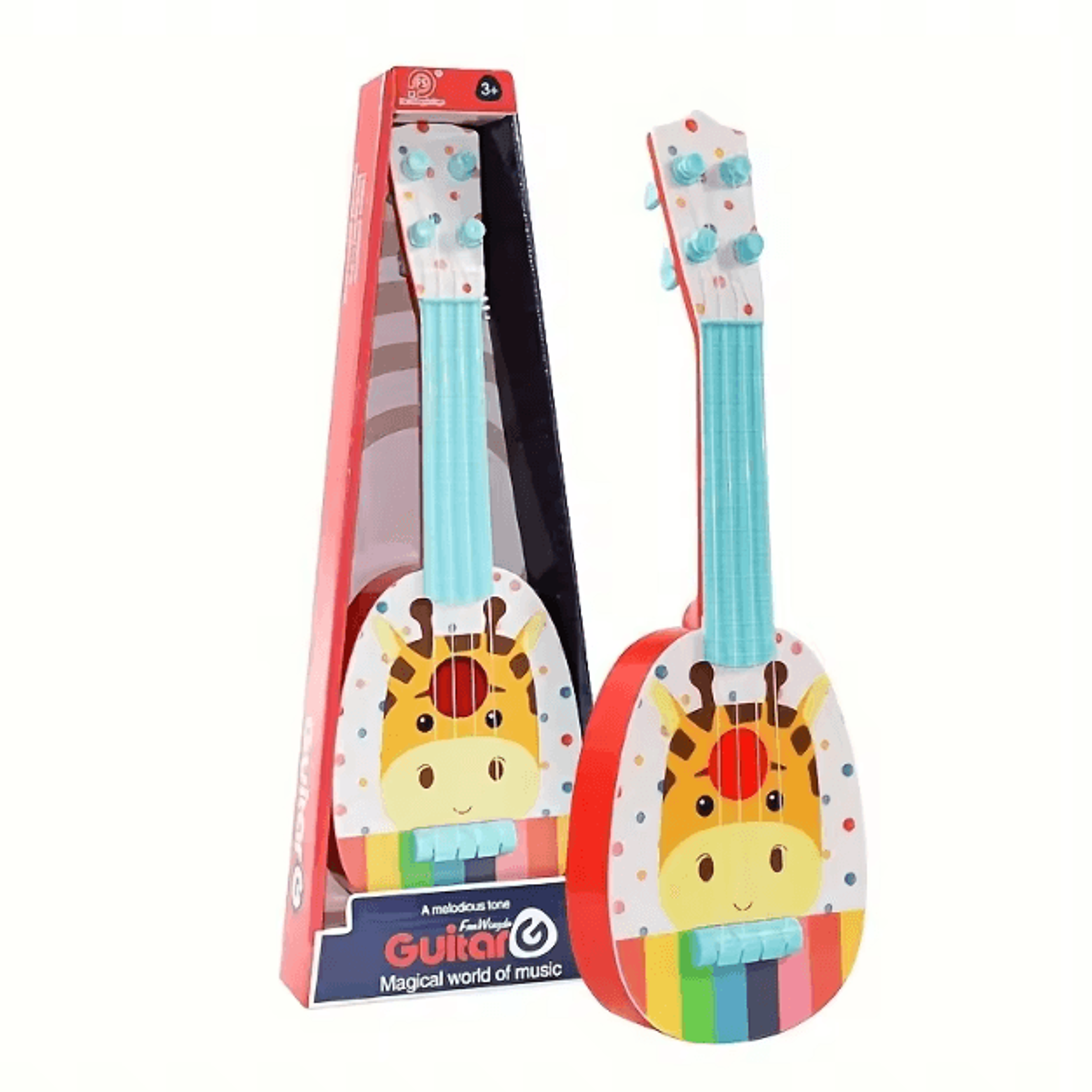 14Inch Kids Ukulele Guitar Toy  Beginner Musical Instrument For Toddler Learning  Play 2