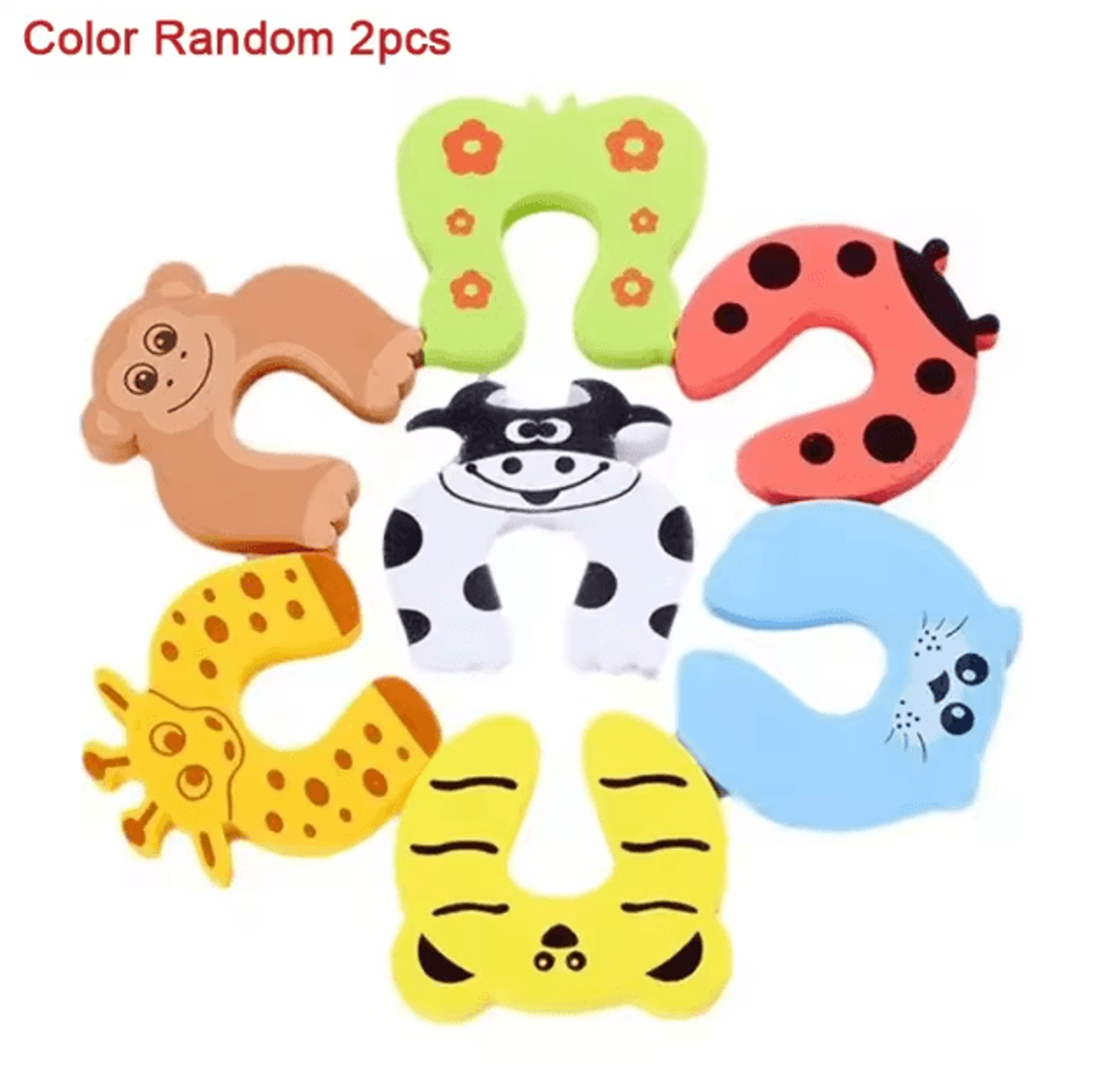 Cute Animal Baby Door Stopper  AntiPinch Finger Protector Child Safety Guard 3
