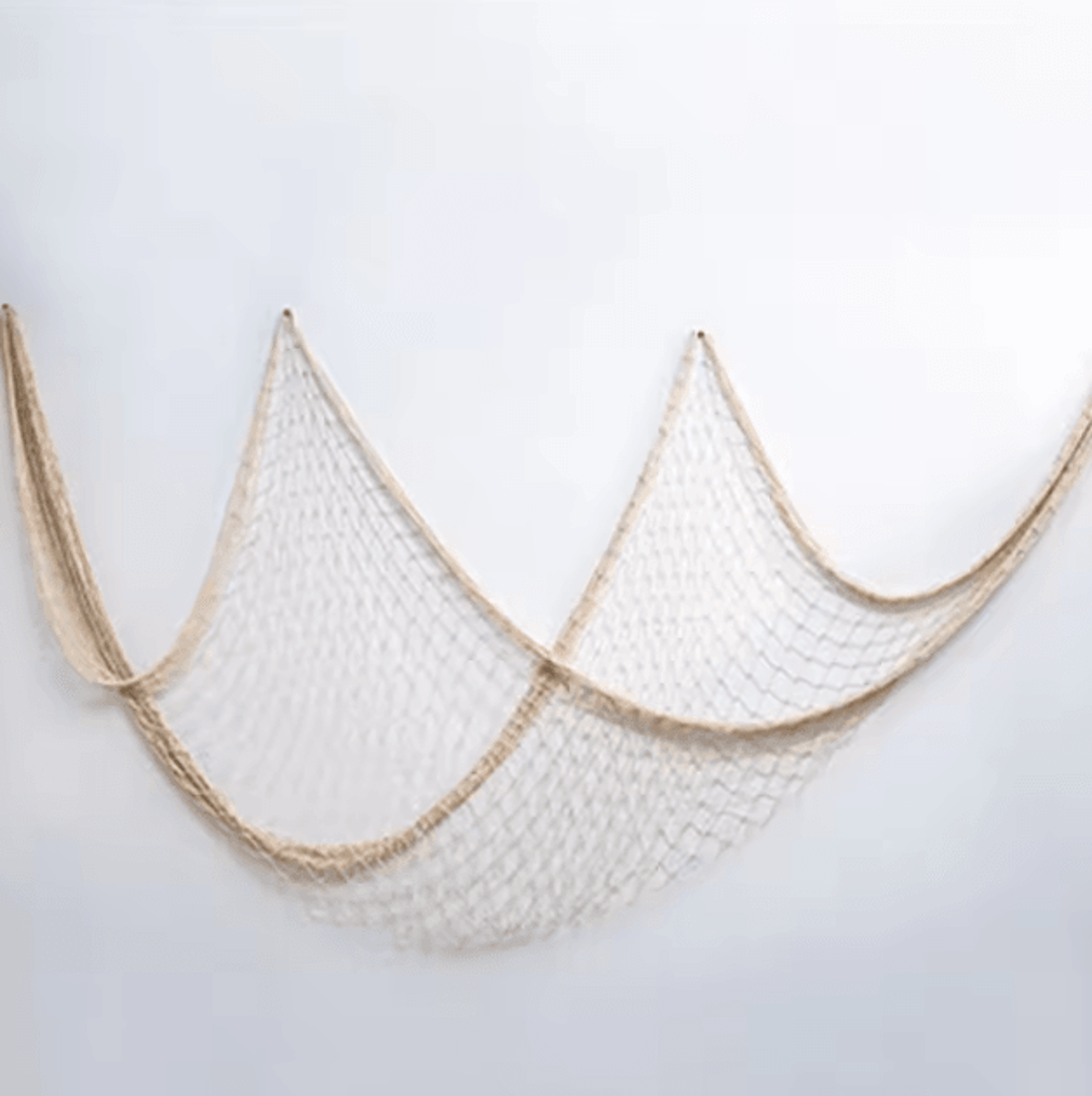Mediterranean Nautical Fishing Net Wall Decor  Coastal Beach Hanging Accent 3