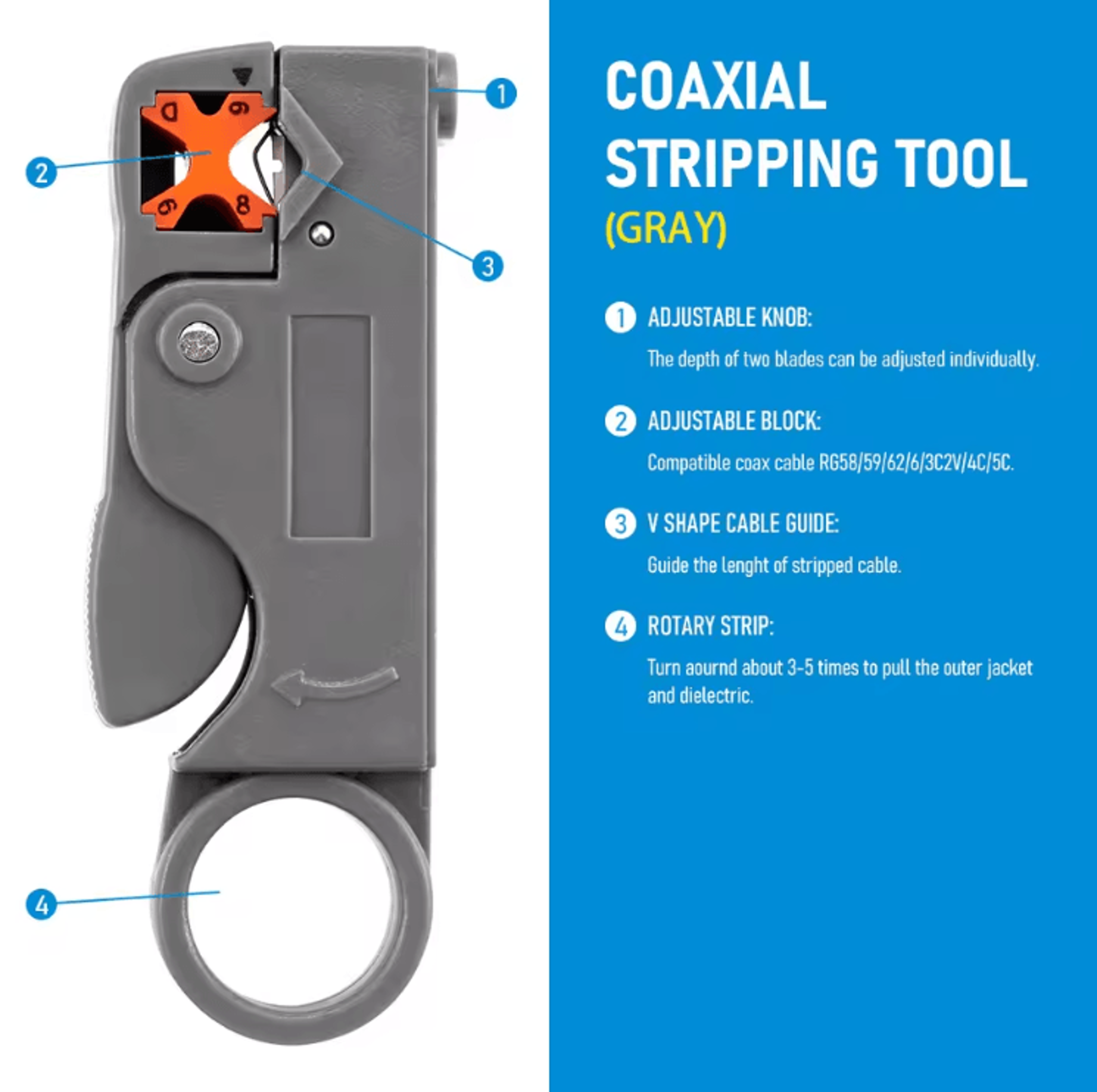 Automatic Wire Stripper Pliers 3 In 1 Cable Stripping Crimping And Cutting Tool 2