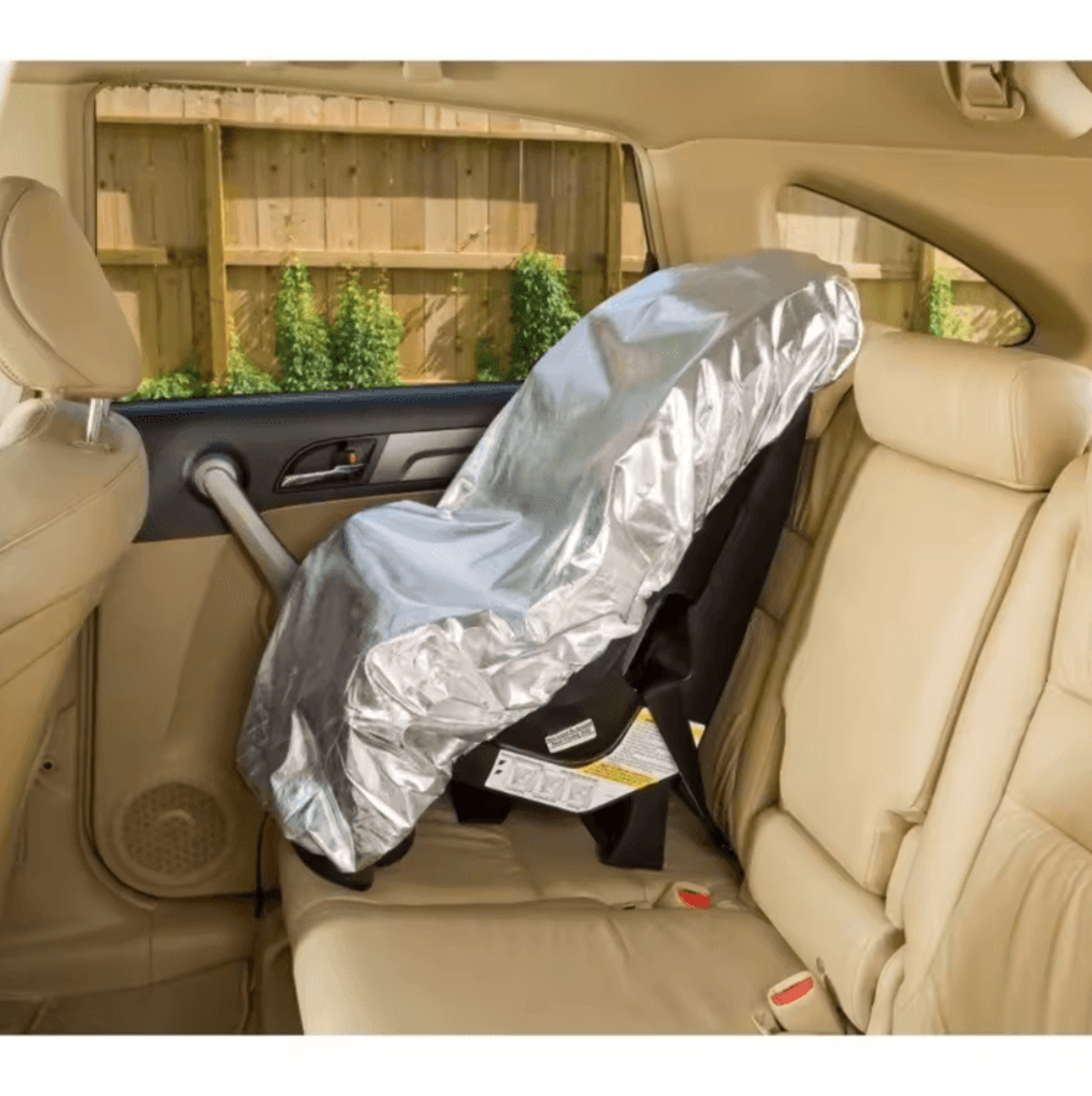 Universal Baby Car Seat Sunshade Cover  UV Protection Heat Insulation DustProof Safety Seat Cover 3
