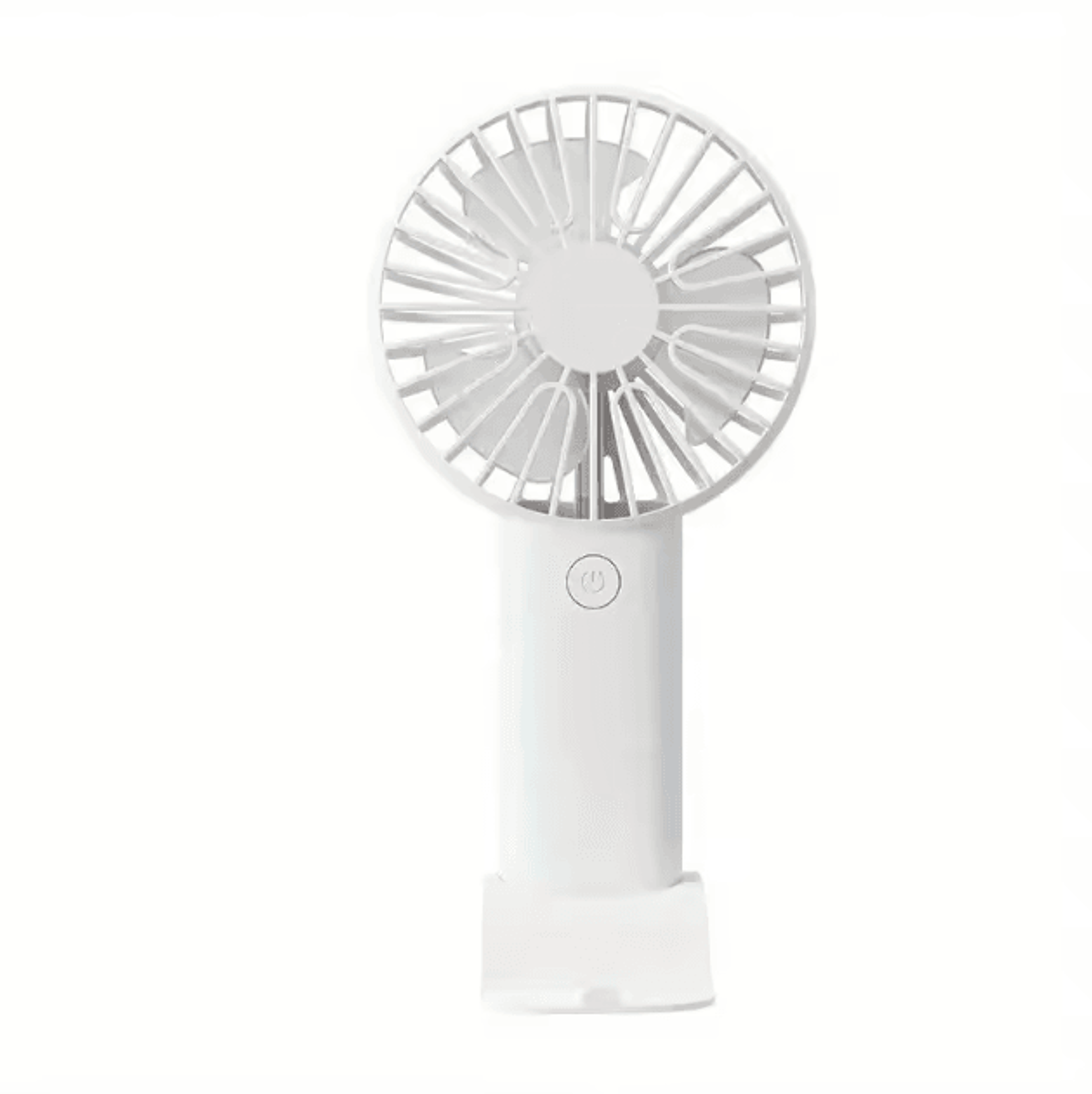 Mini USB Rechargeable Handheld Fan With Phone Holder Portable Desktop Cooling Fan 4
