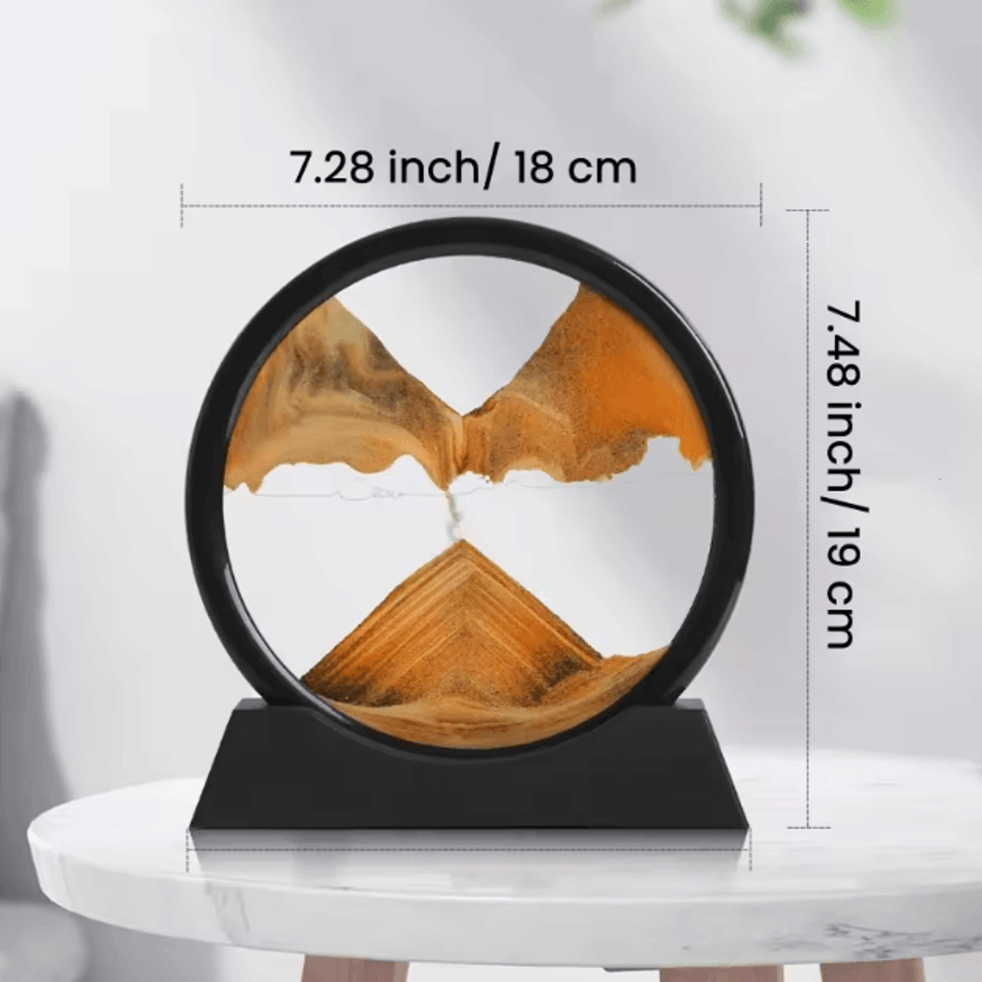 3D Moving Sand Art Picture  Quicksand Hourglass Sandscape For Relaxing Home  Office Decor 3