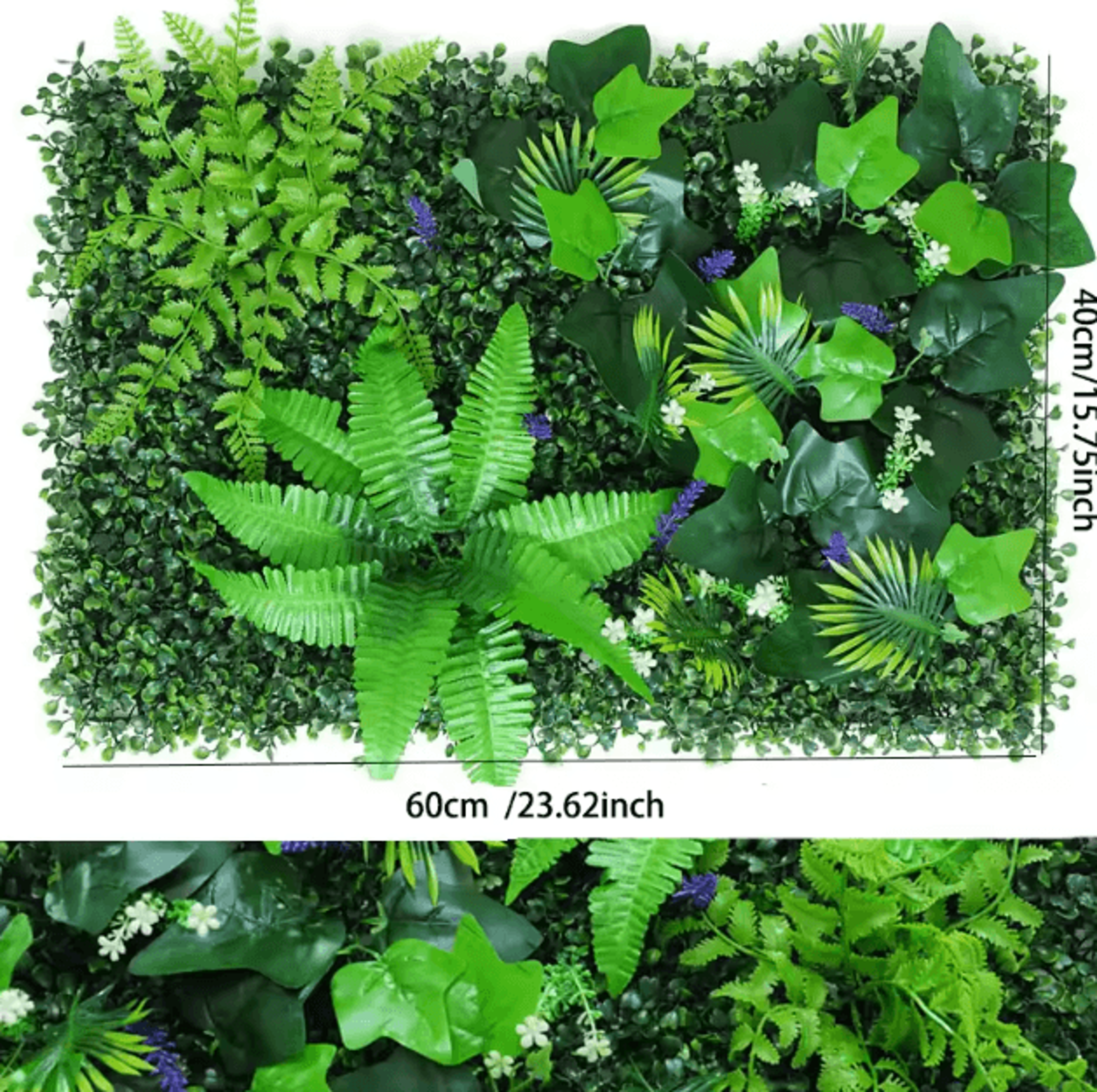 Artificial Boxwood Wall Panel Lush Green Hedge Decor For Indoor Outdoor Spaces 6