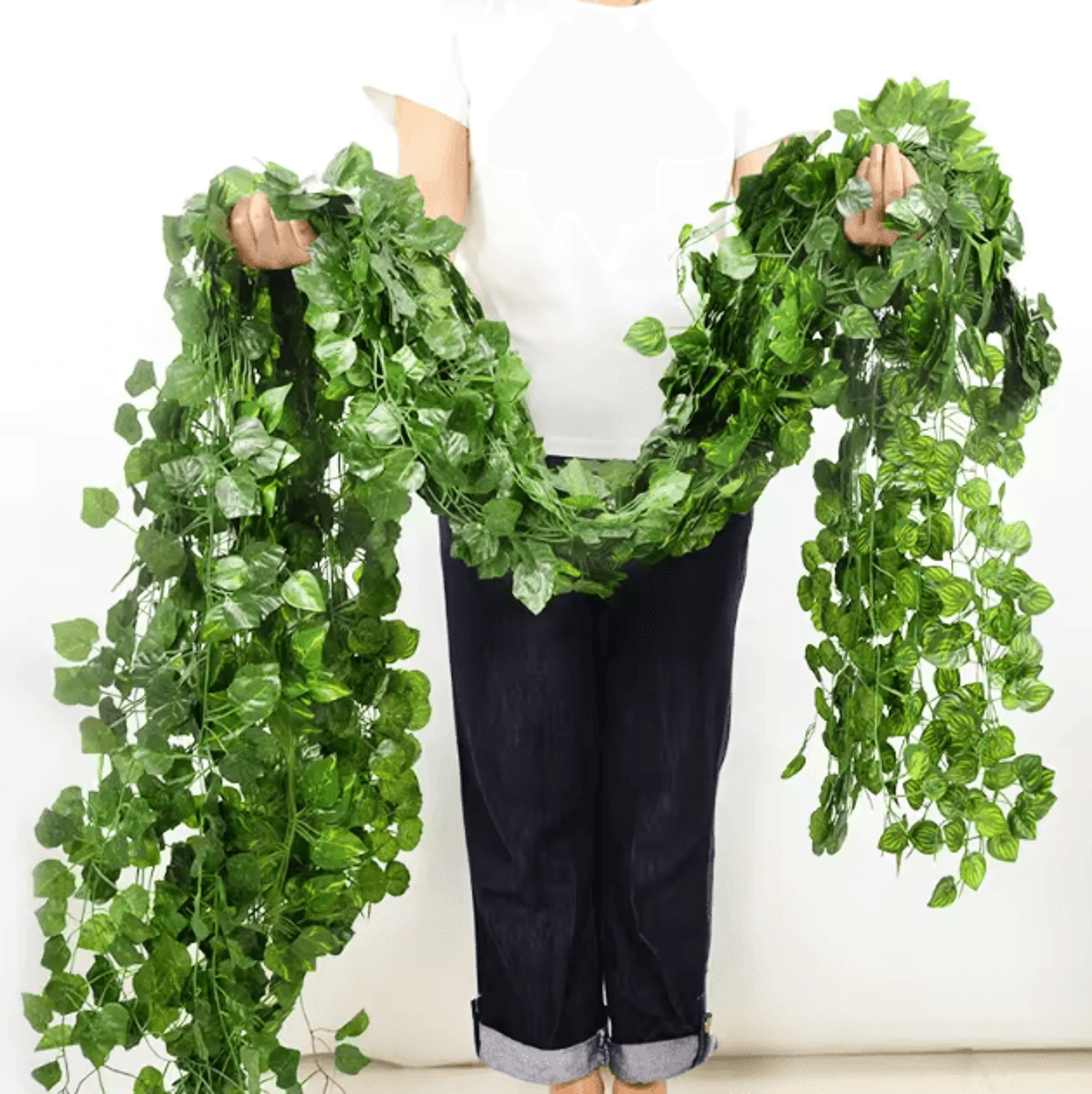 21M Artificial Ivy Garland Realistic Hanging Vine Greenery For Wall  Event Decor 1