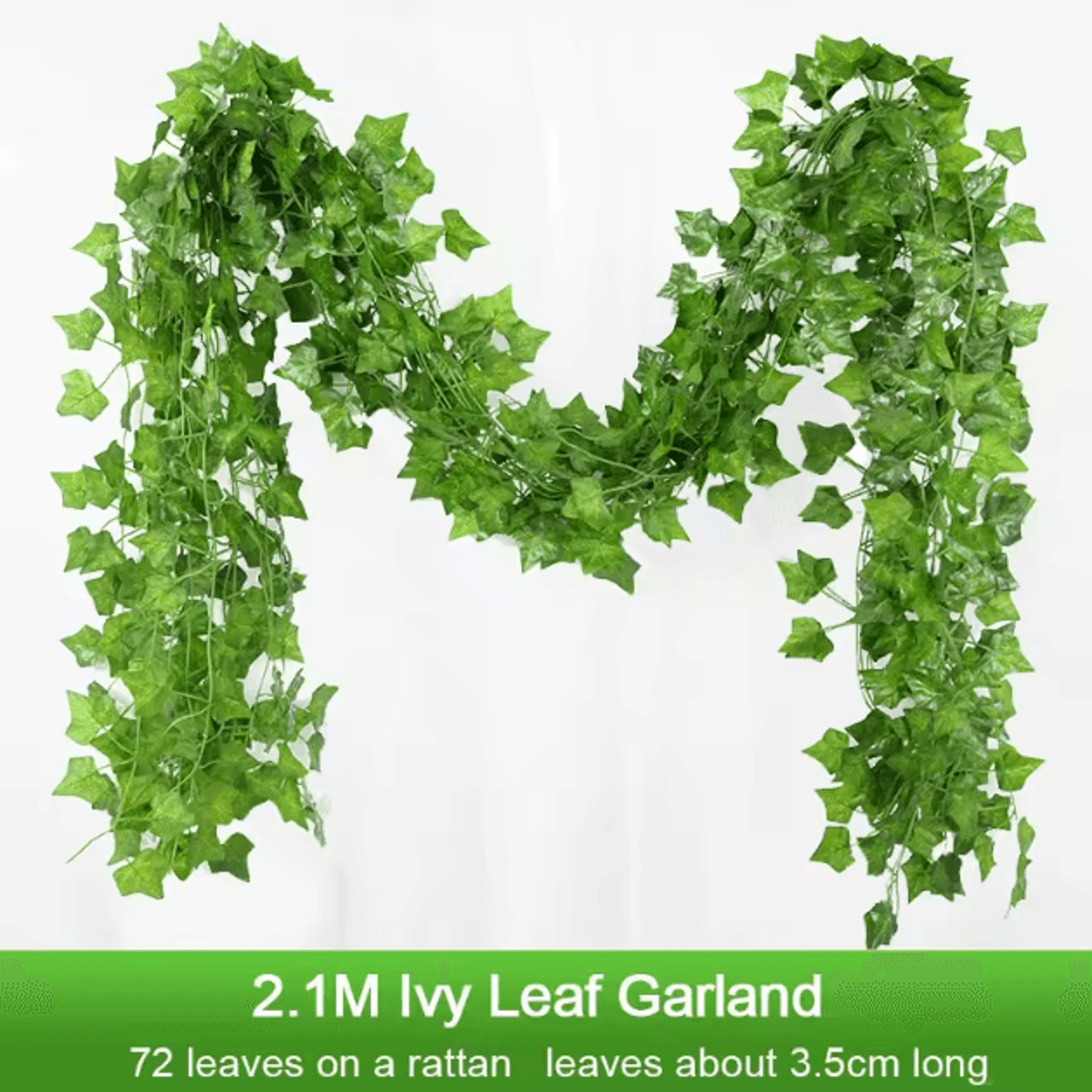 21M Artificial Ivy Garland Realistic Hanging Vine Greenery For Wall  Event Decor 3
