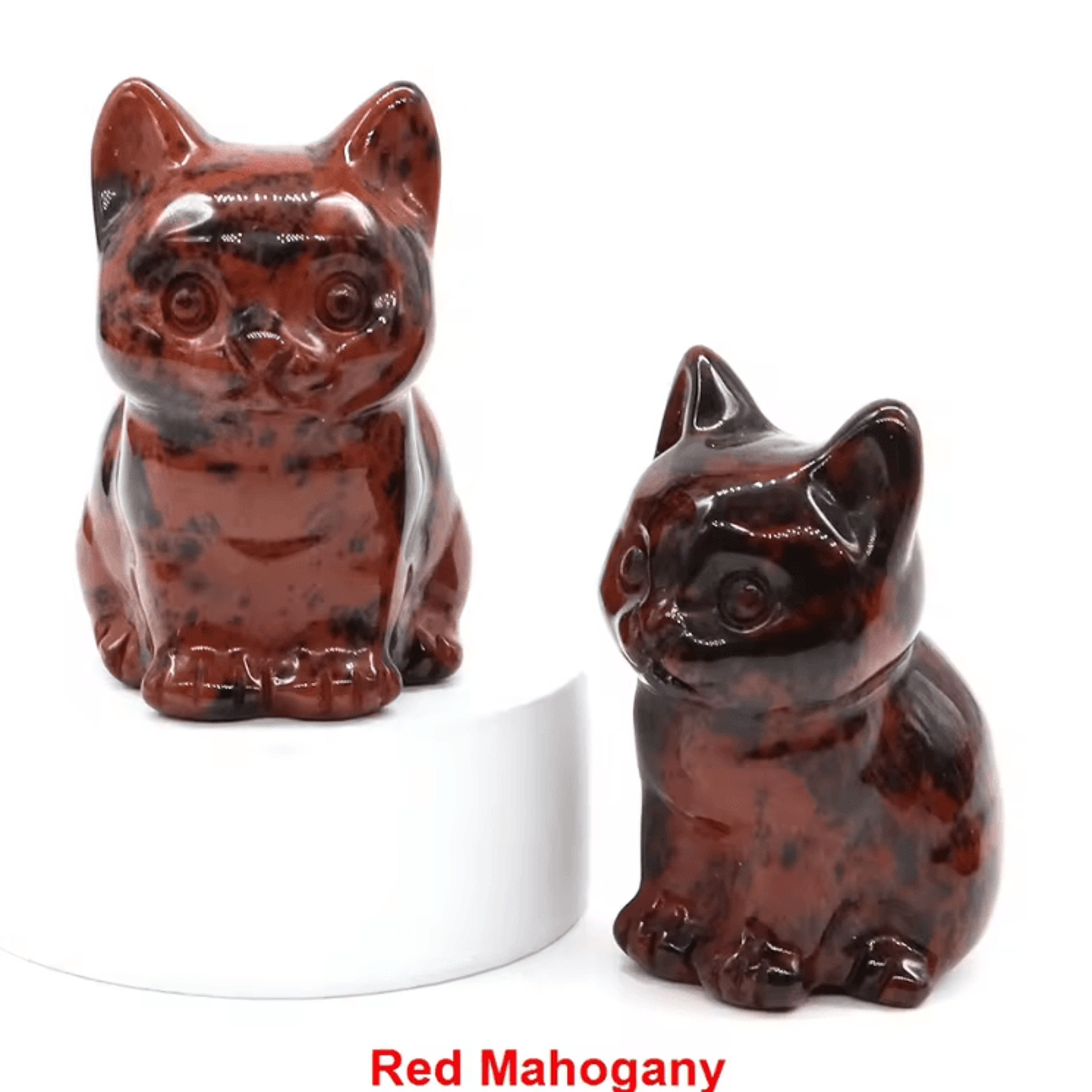 HandCarved Amethyst Cat Figurine  Healing Crystal Decor For Home  Meditation 8