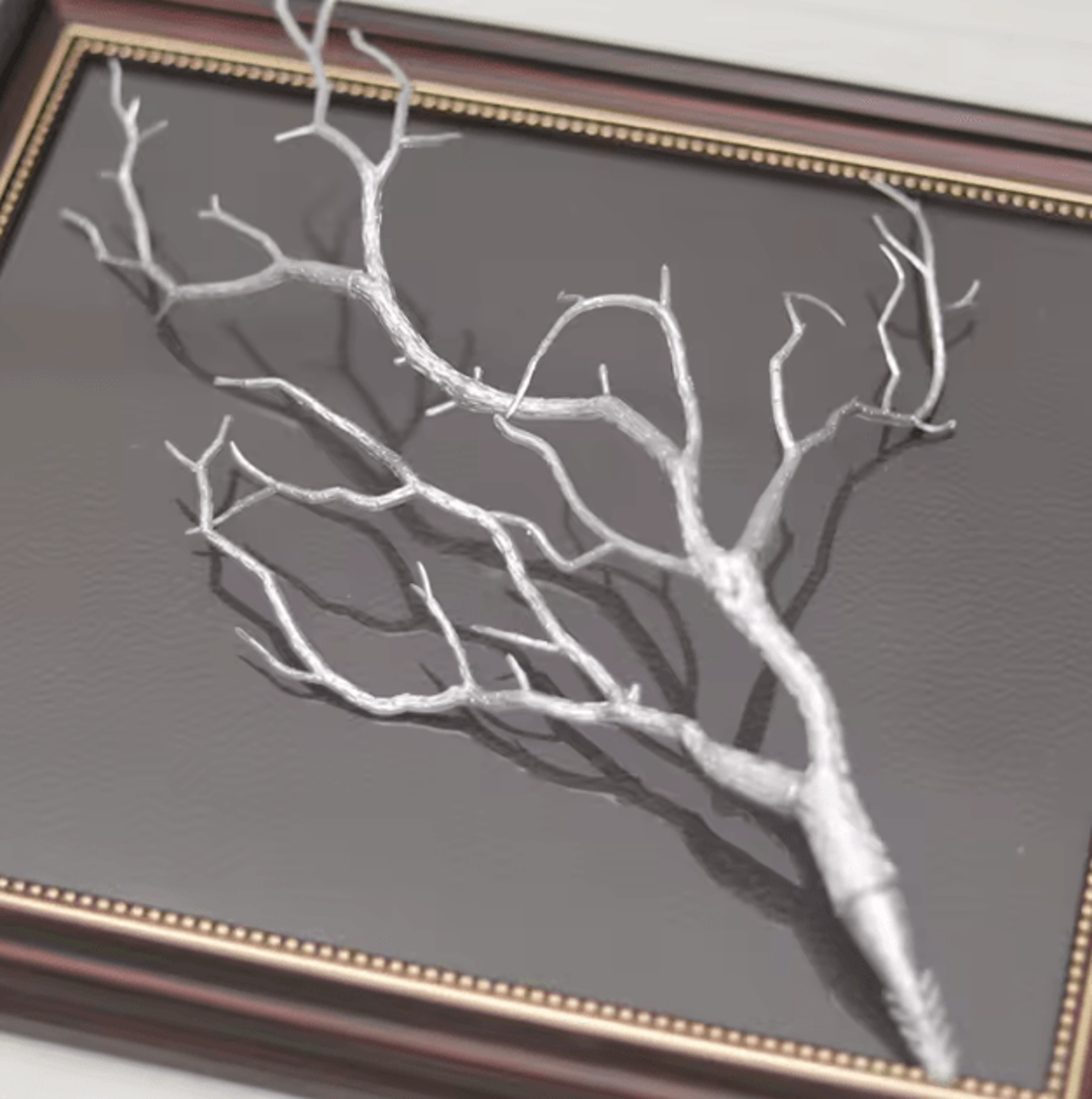 Gold Antler Branch Decor  Glitter Artificial Twigs For DIY Crafts  Holiday Styling 7