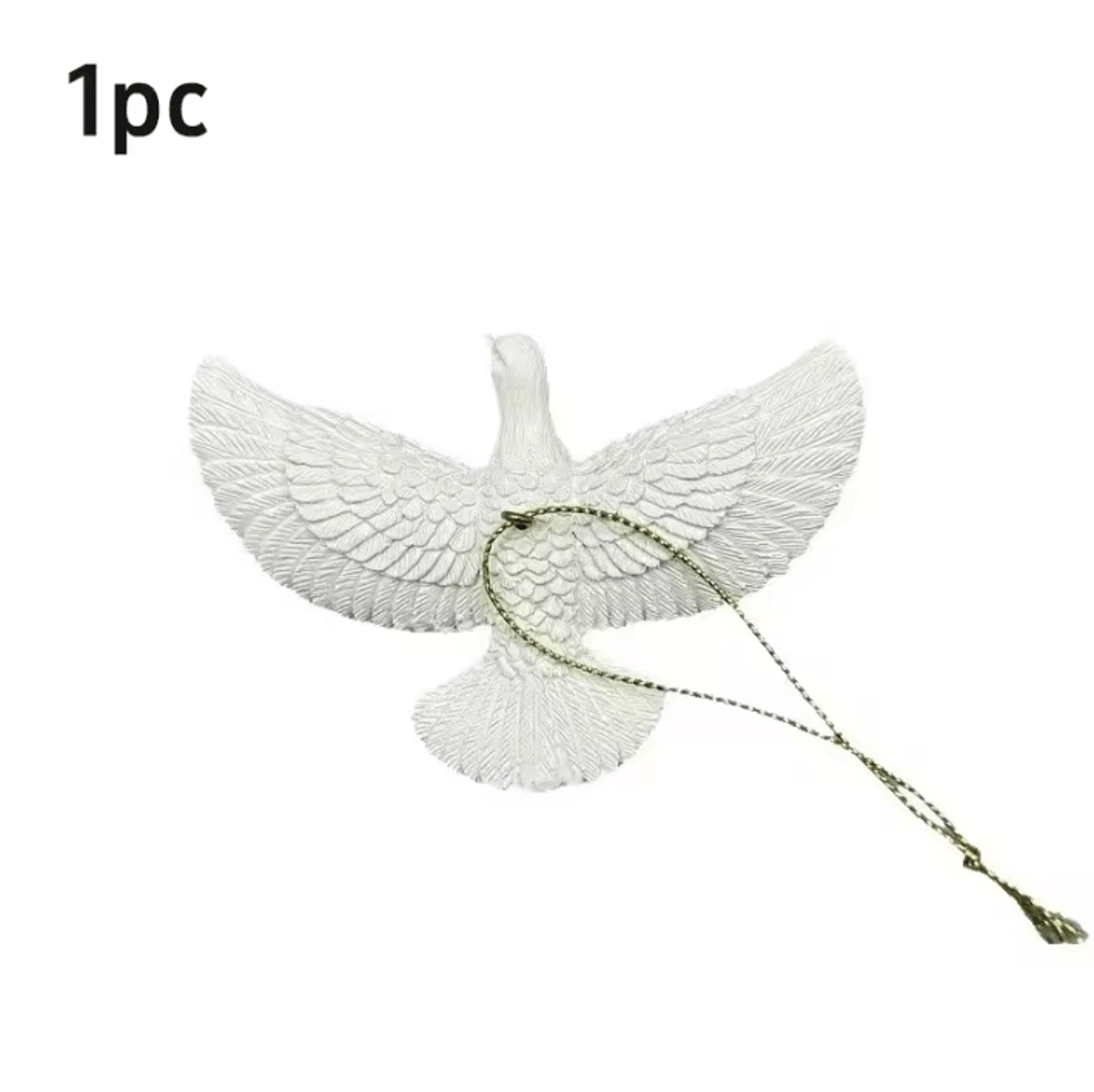 Creative Dove Ornament Resin Statue  Peaceful Bird Home  Festival Decor 3