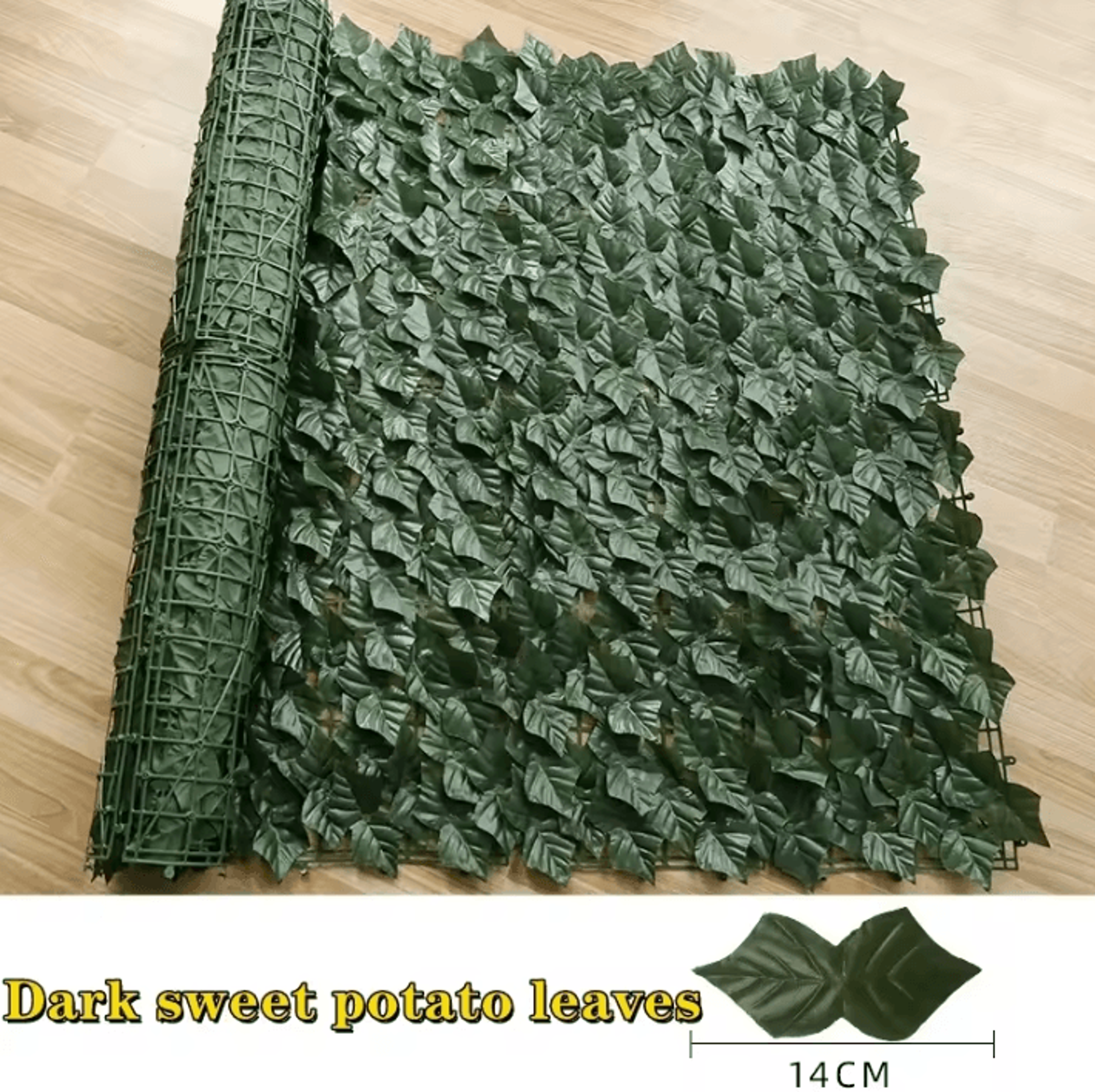 Artificial Ivy Fence Privacy Panels  Expandable Faux Leaf Wall For Balcony  Outdoor Decor 6