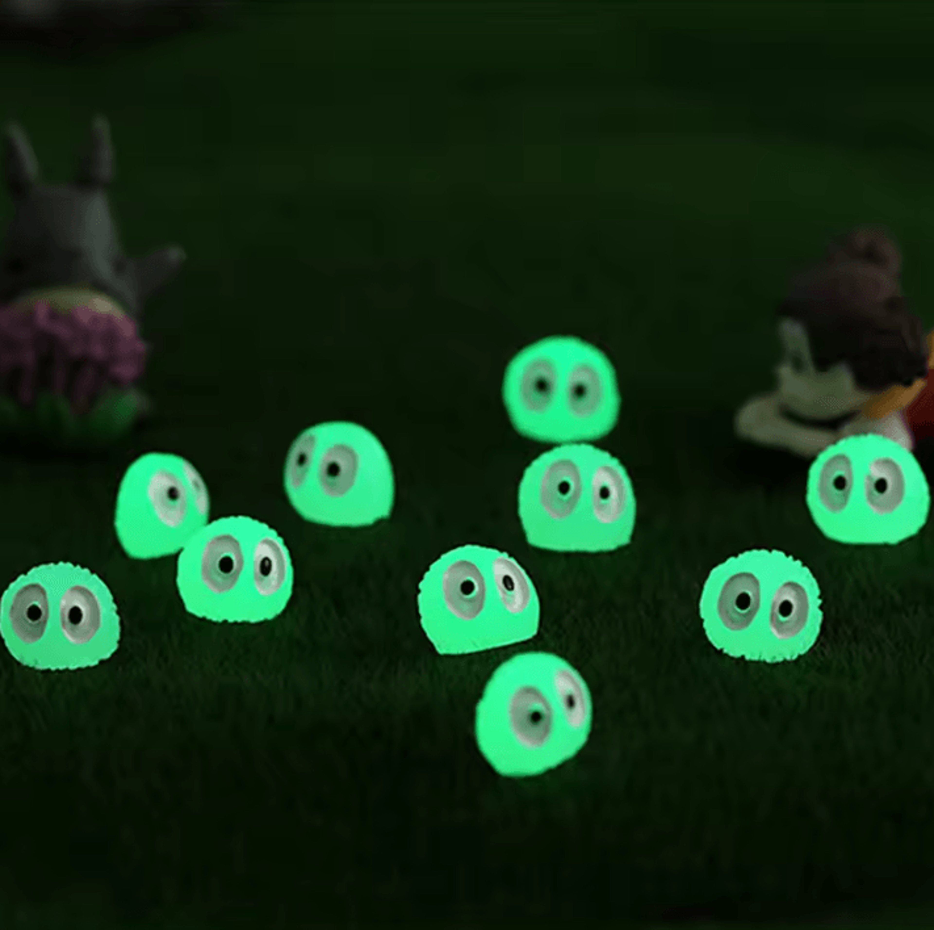 GlowintheDark Dust Elf Miniatures  10pcs Kawaii Micro Landscape Decor Set 2