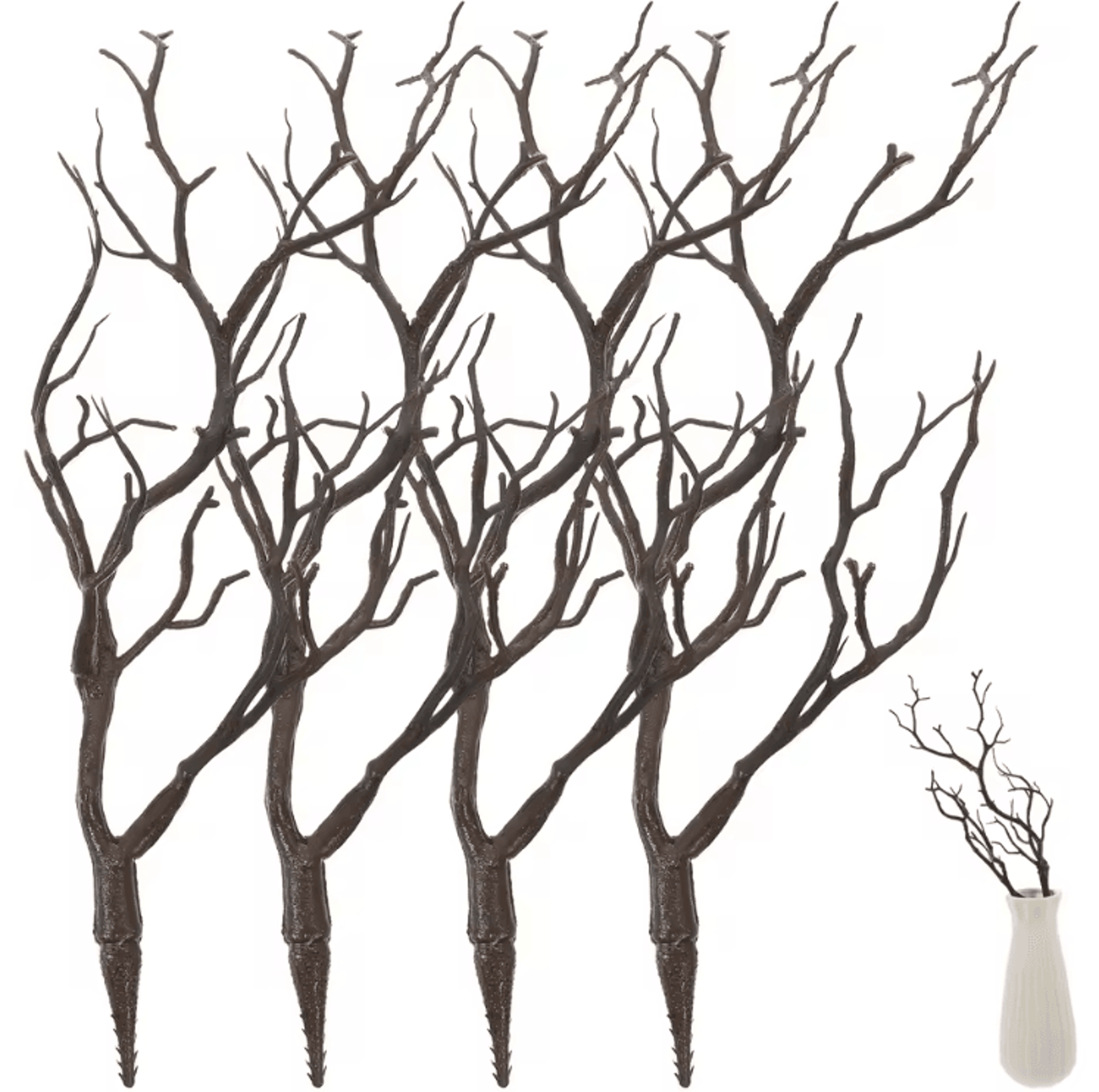 Rustic Artificial Antler Branch Set  Realistic Dried Twig Decor For Home  Events 2