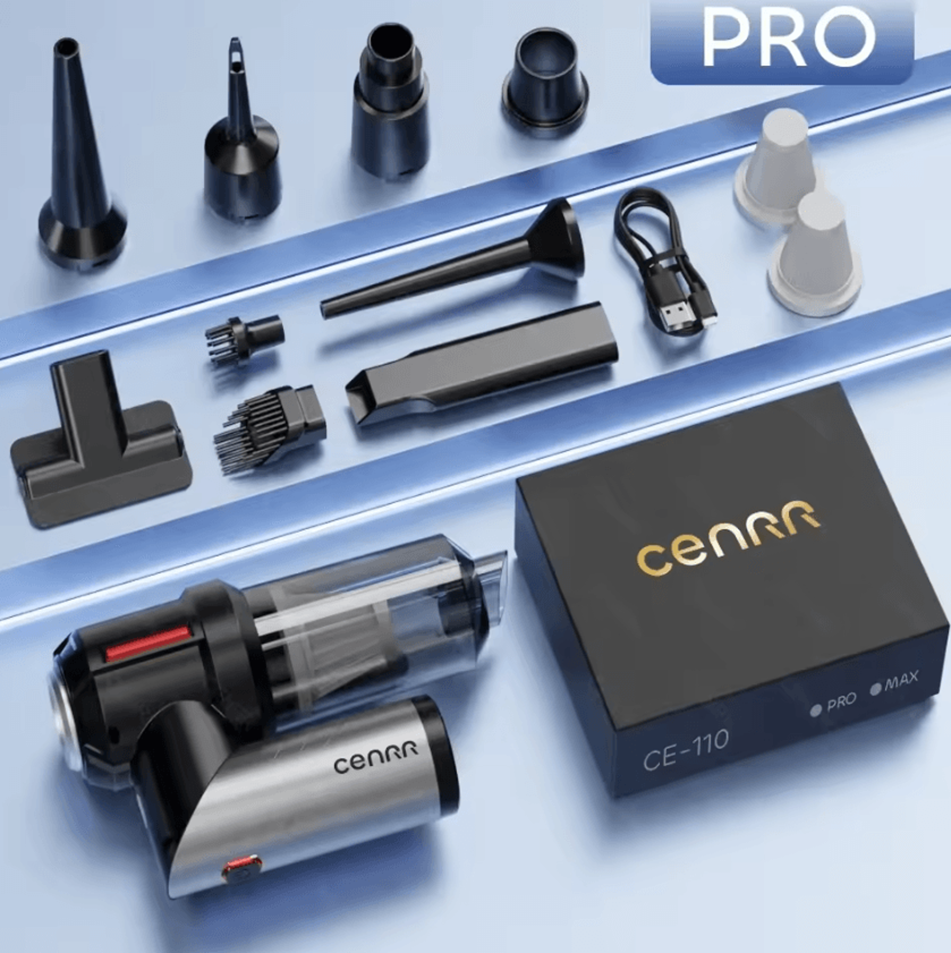 CENRR 998000PA Portable Cordless Car Vacuum Cleaner Cordless Car Vacuum Cleaner Portable Handheld V 3