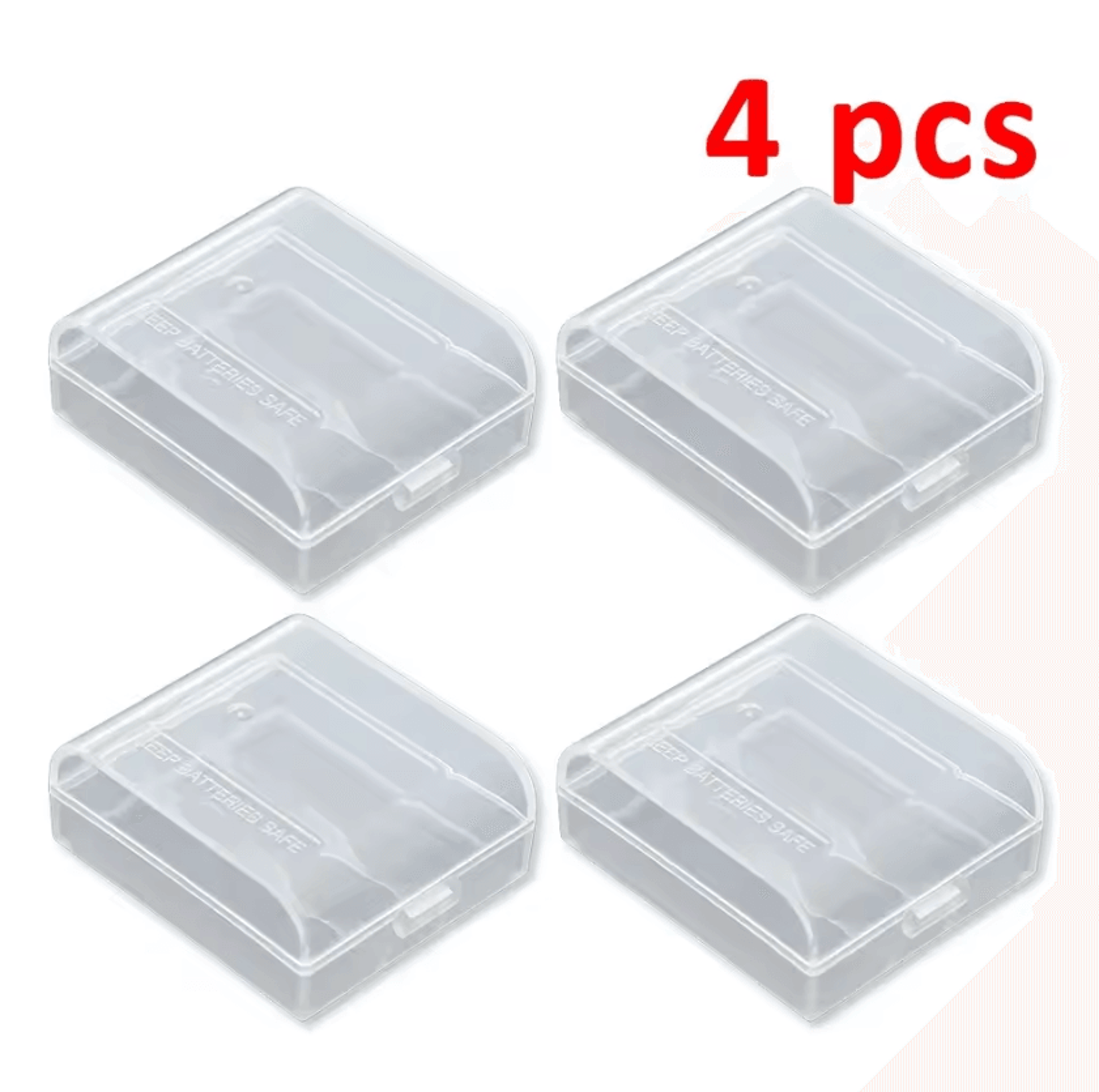 2Slot CR12316340 Battery Storage Case  Transparent Hard Protective Box 5