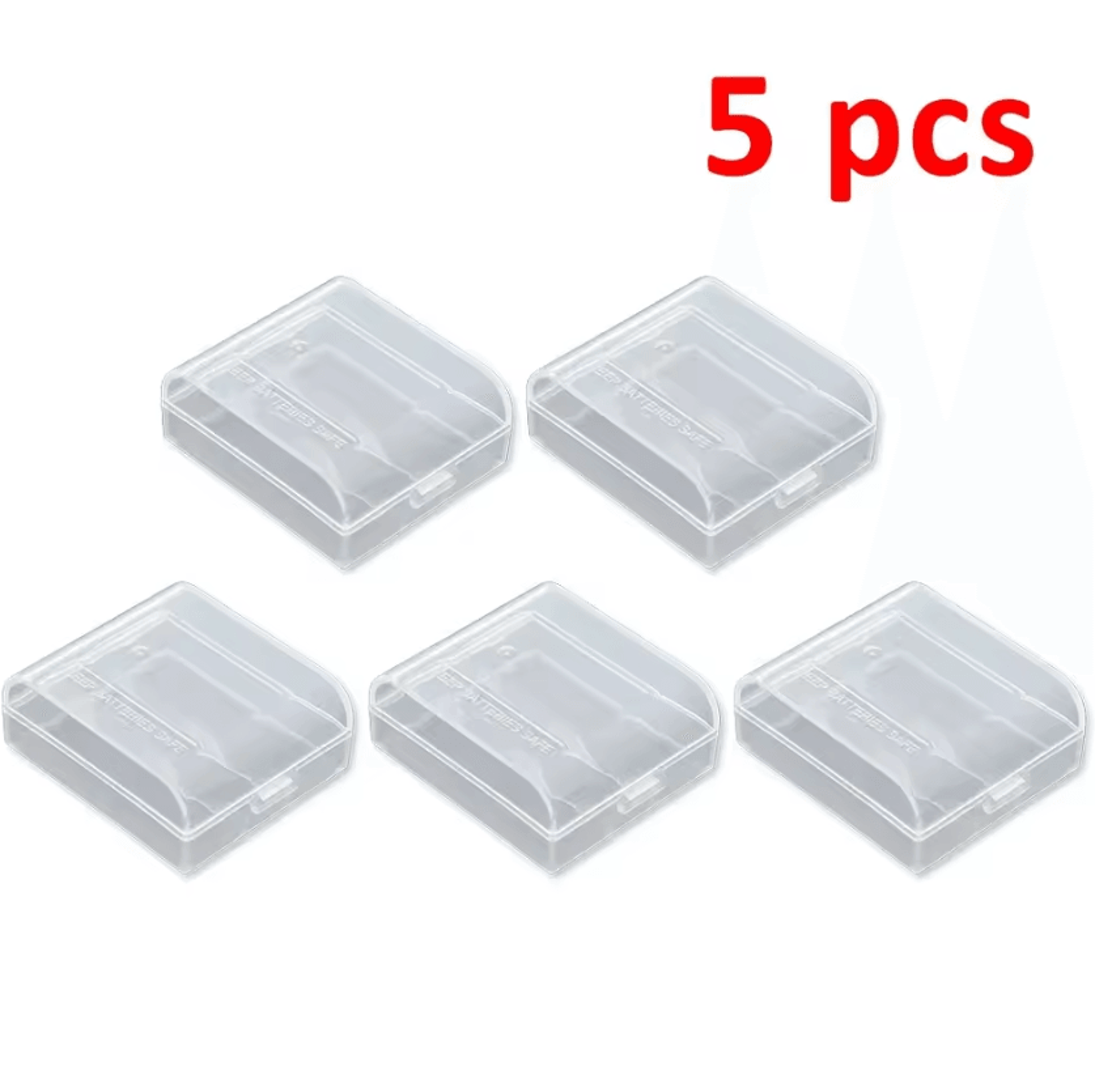 2Slot CR12316340 Battery Storage Case  Transparent Hard Protective Box 6
