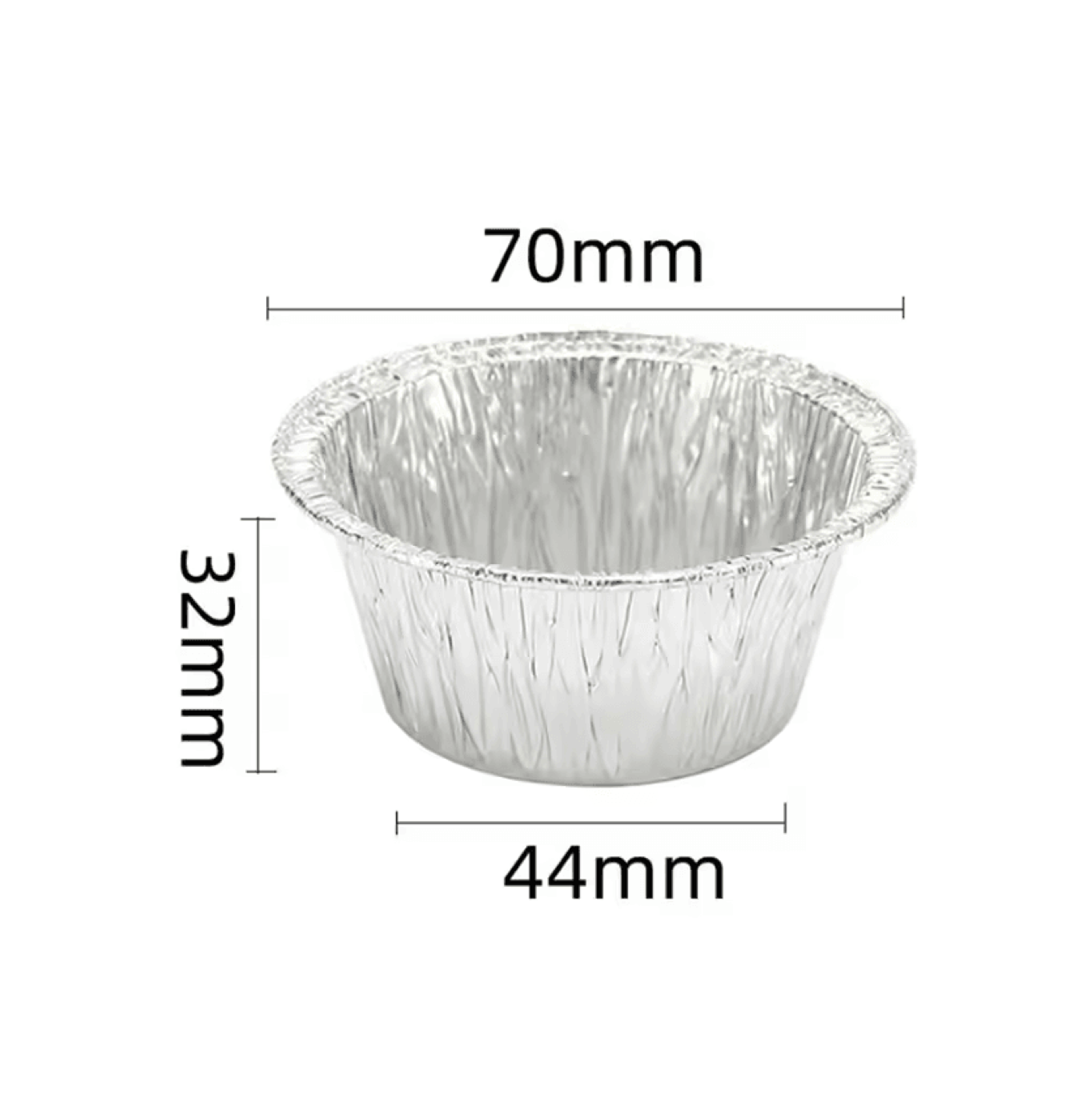 50PCS NonStick Foil Cupcake Liners  Disposable Muffin Baking Cups For Easy MessFree Baking 2