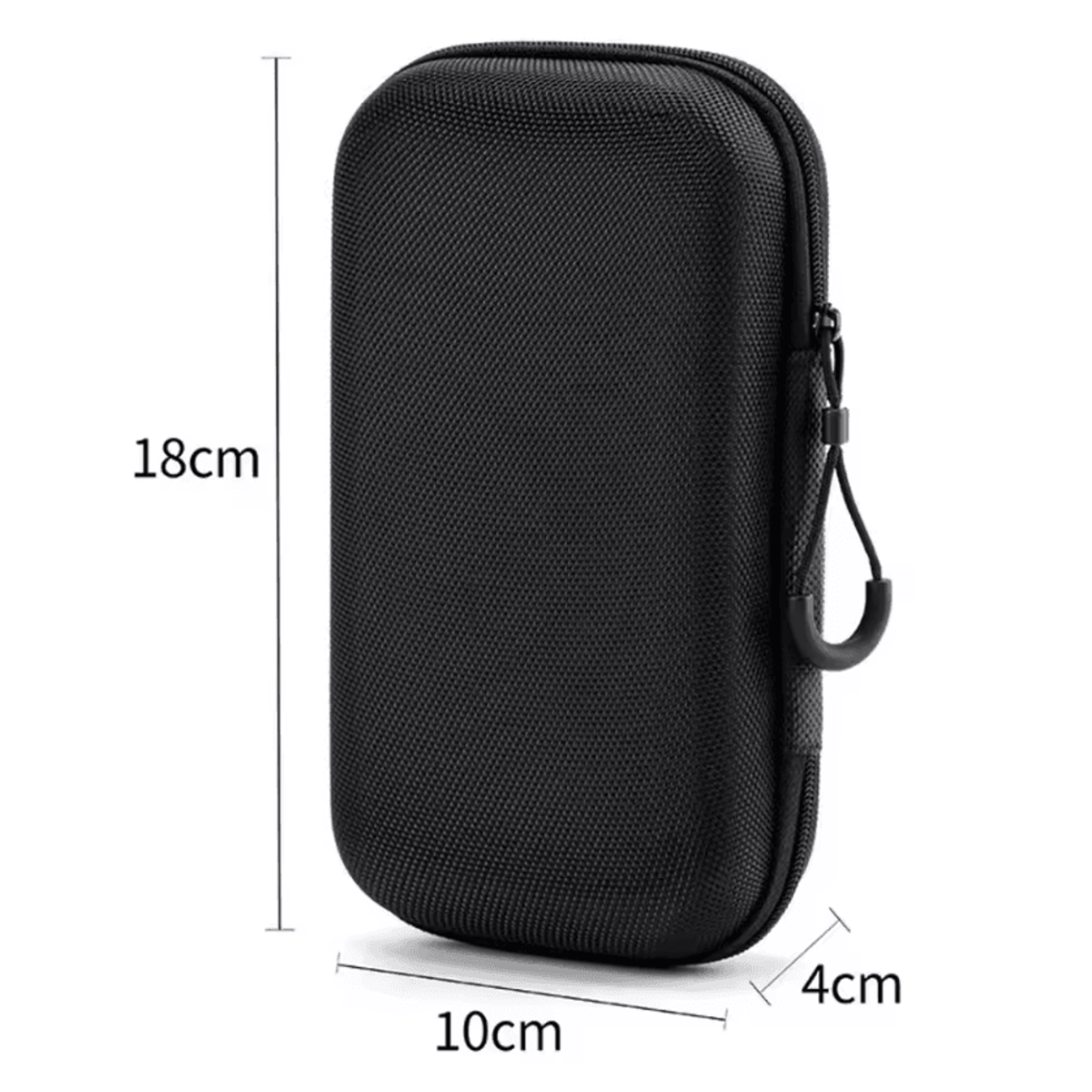 CarryCore Mini EVA Earphone Case  Portable Hard Shell Zipper Storage Box 6