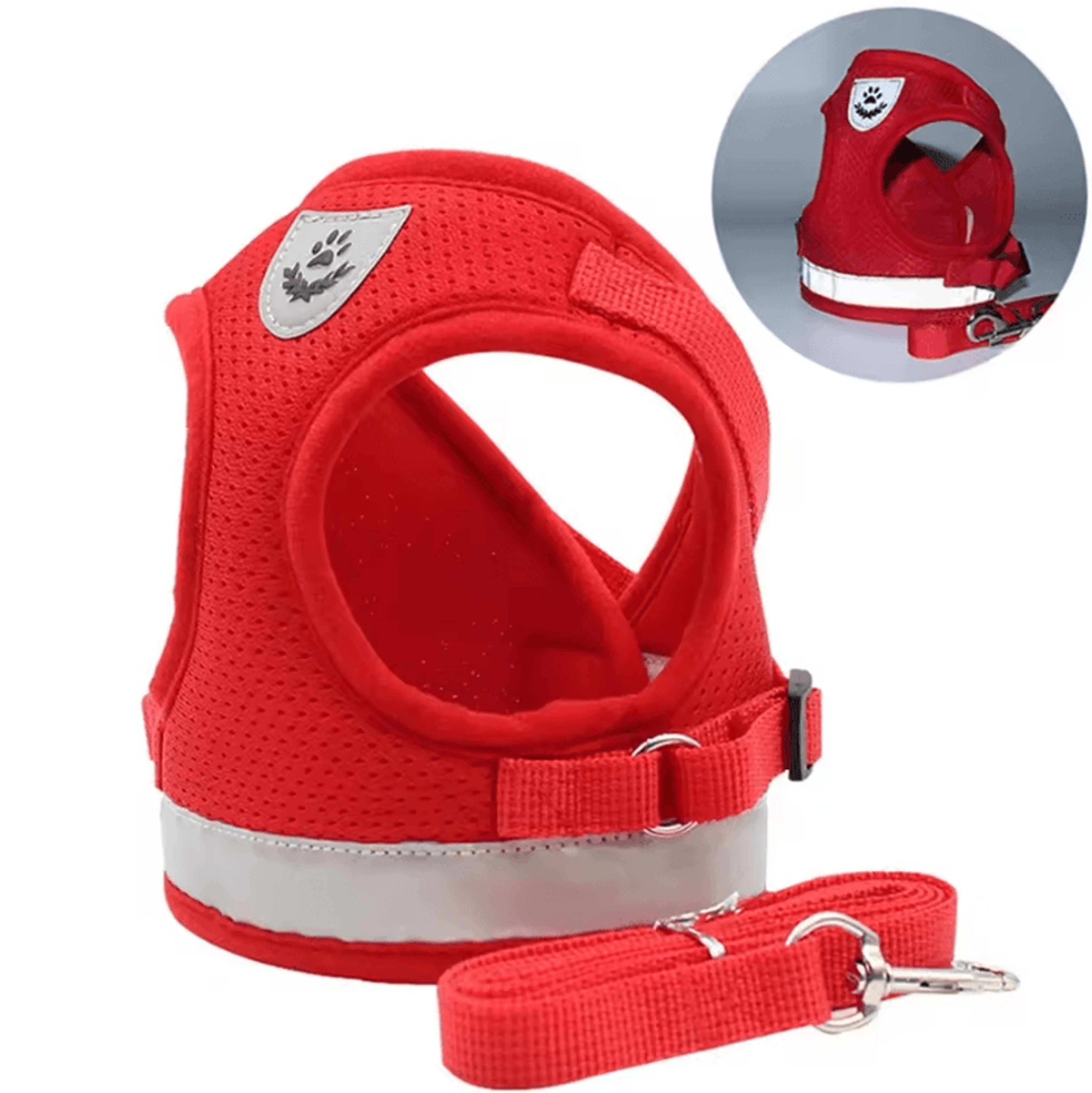 SafeStride Reflective Cat Harness  Leash Set  Escape Proof Soft Mesh Vest For Cats  Kittens 3