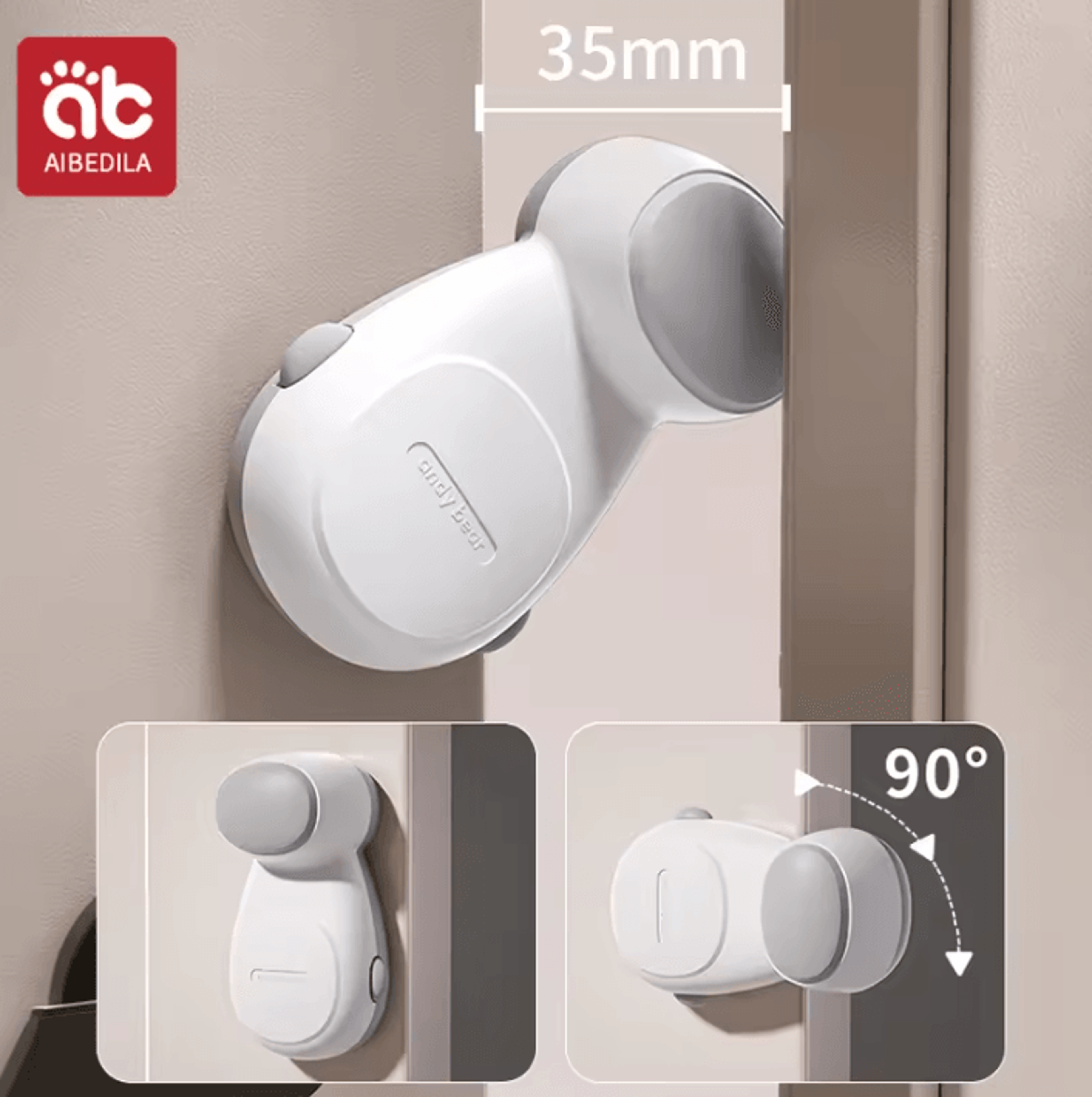 SafeStay Pet Door Latch Strap For Cat Doors  Indoor Pet Gates 1