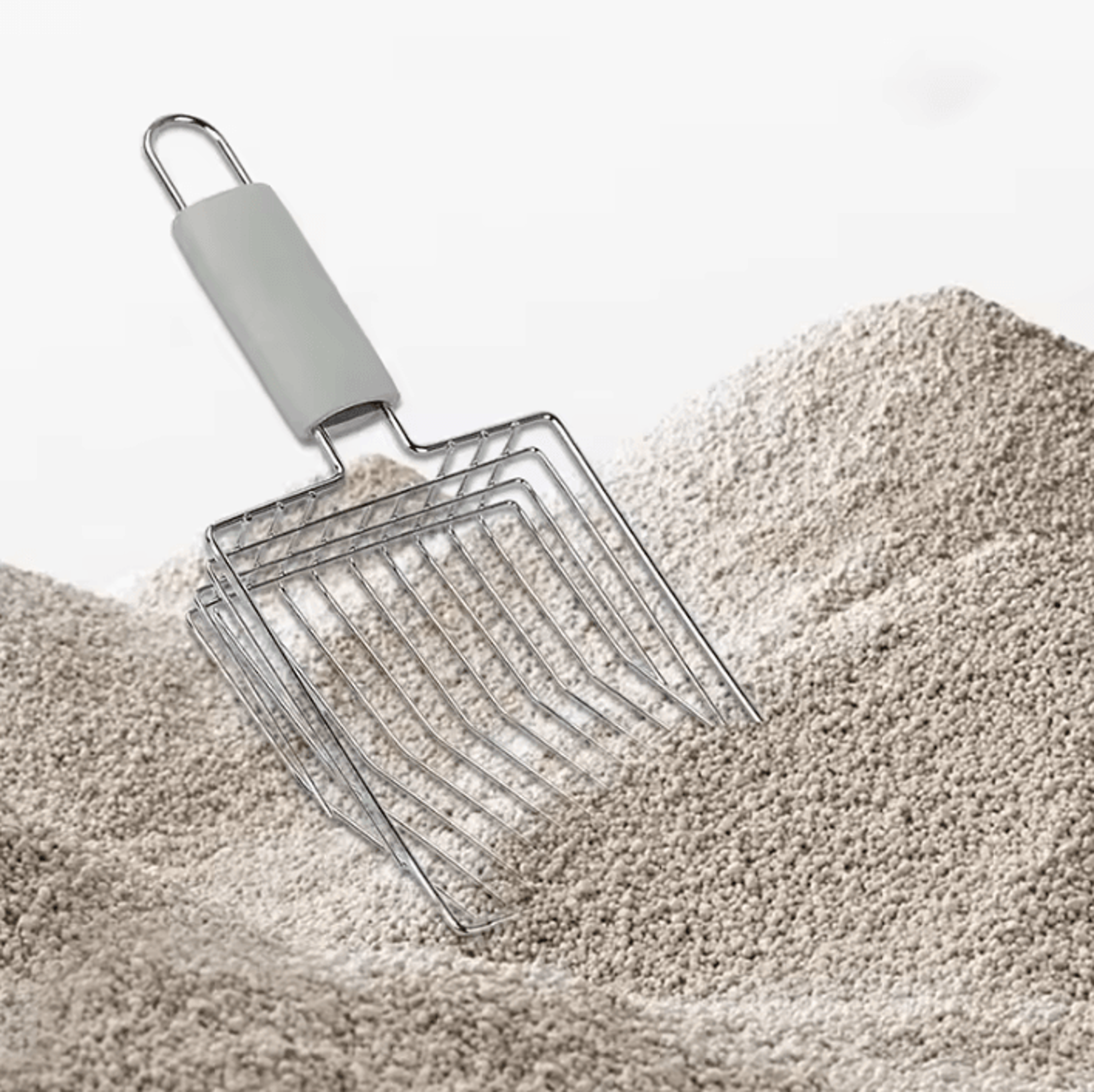 HeavyDuty Stainless Steel Cat Litter Scoop With Aluminum Handle 2