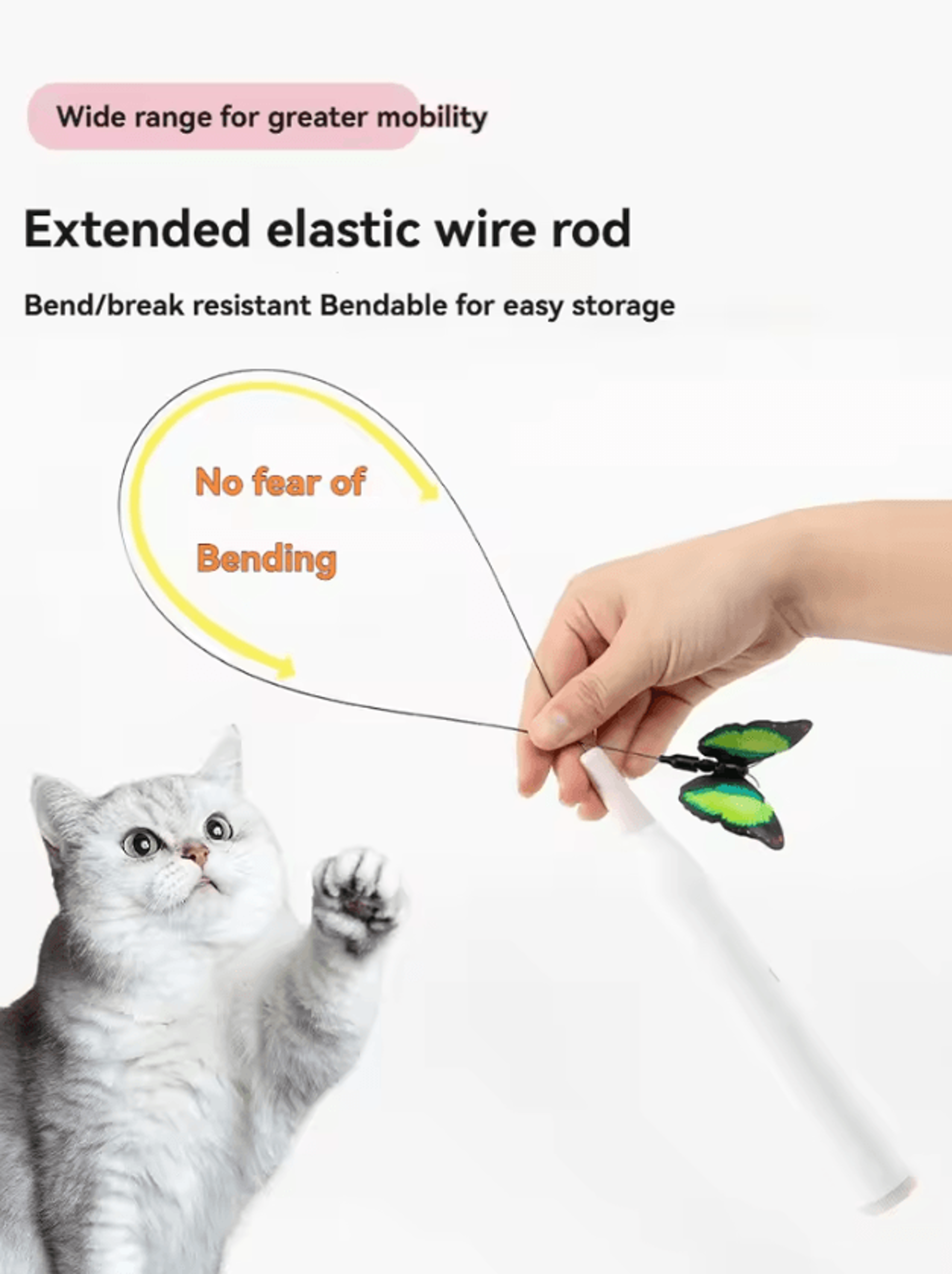 SpinChase Automatic Suction Cup Cat Teaser Toy 1