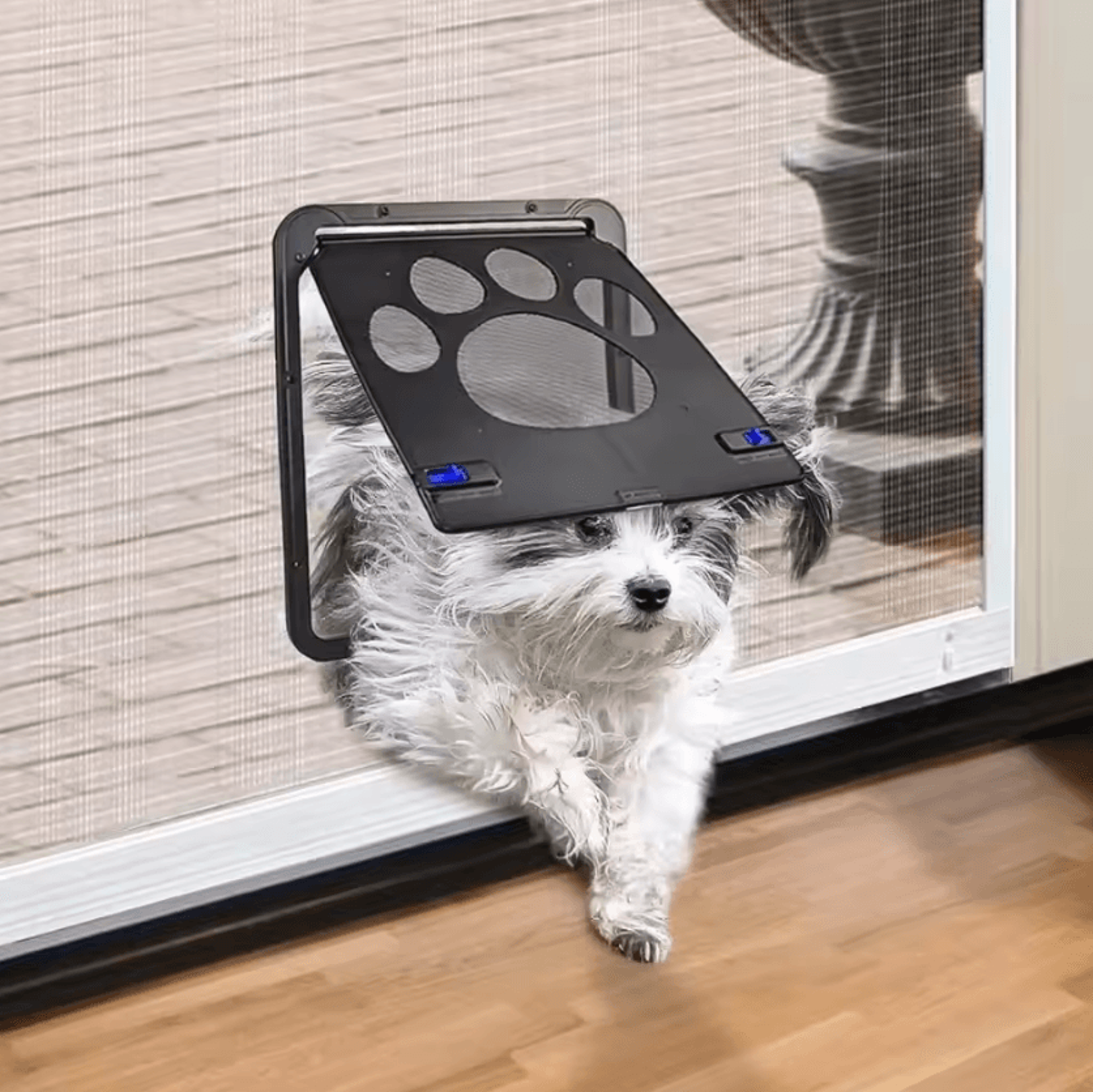 Lockable Magnetic Pet Screen Door For Cats  Small Dogs 2