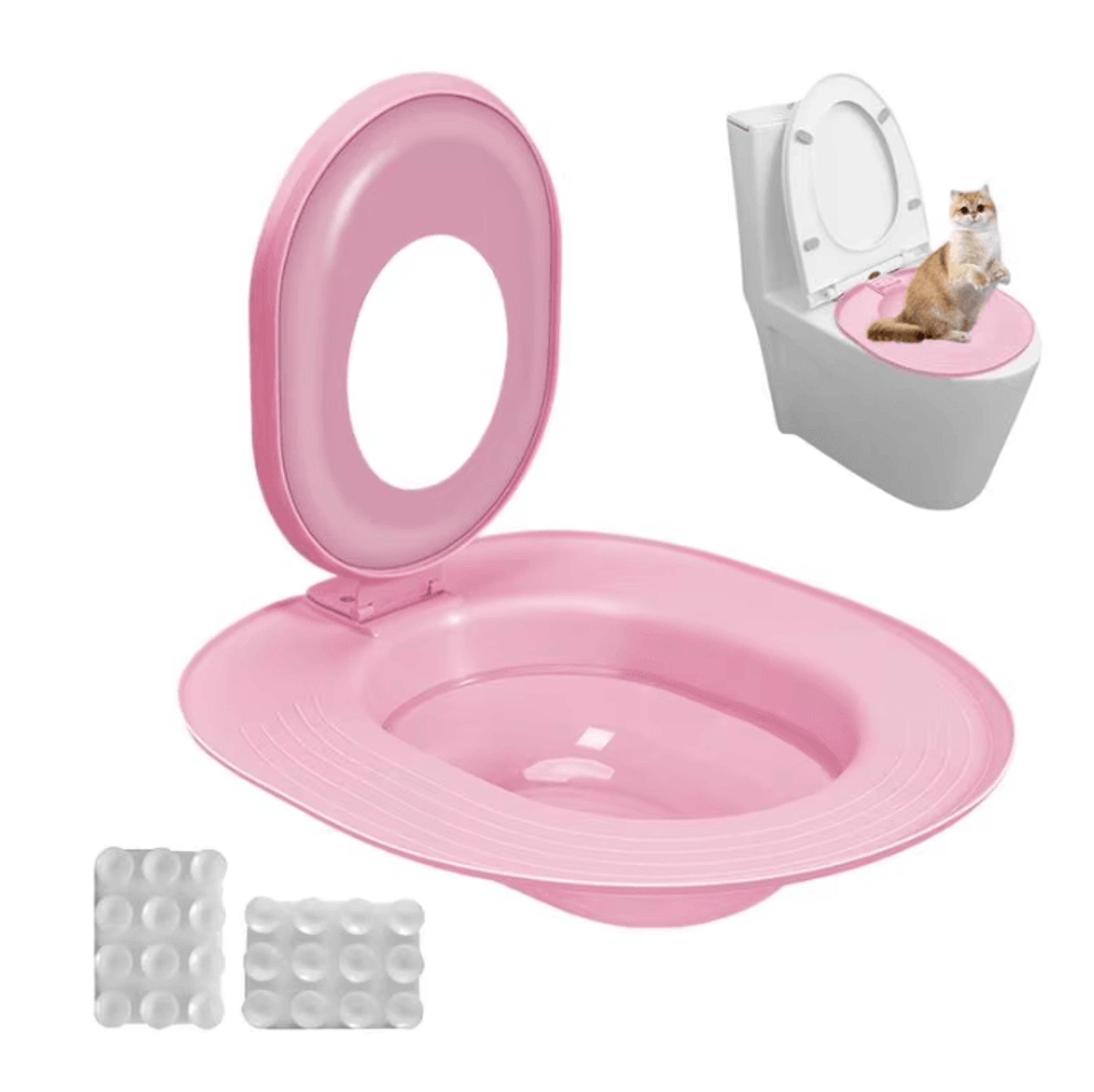 Reusable Cat Toilet Training Kit For LitterFree Potty Training 1