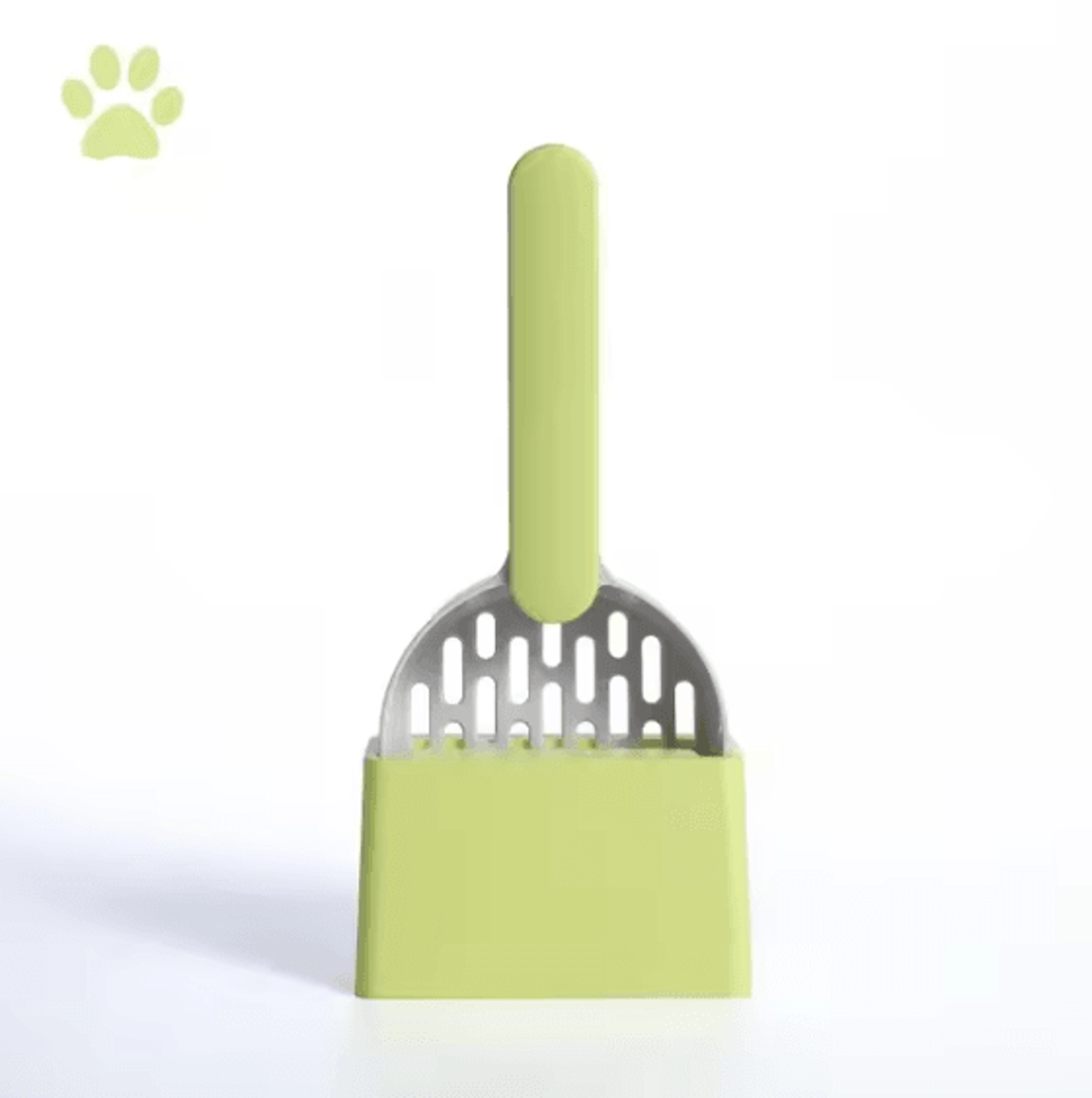 LongHandle Cat Litter Scoop Set With Storage Base 7