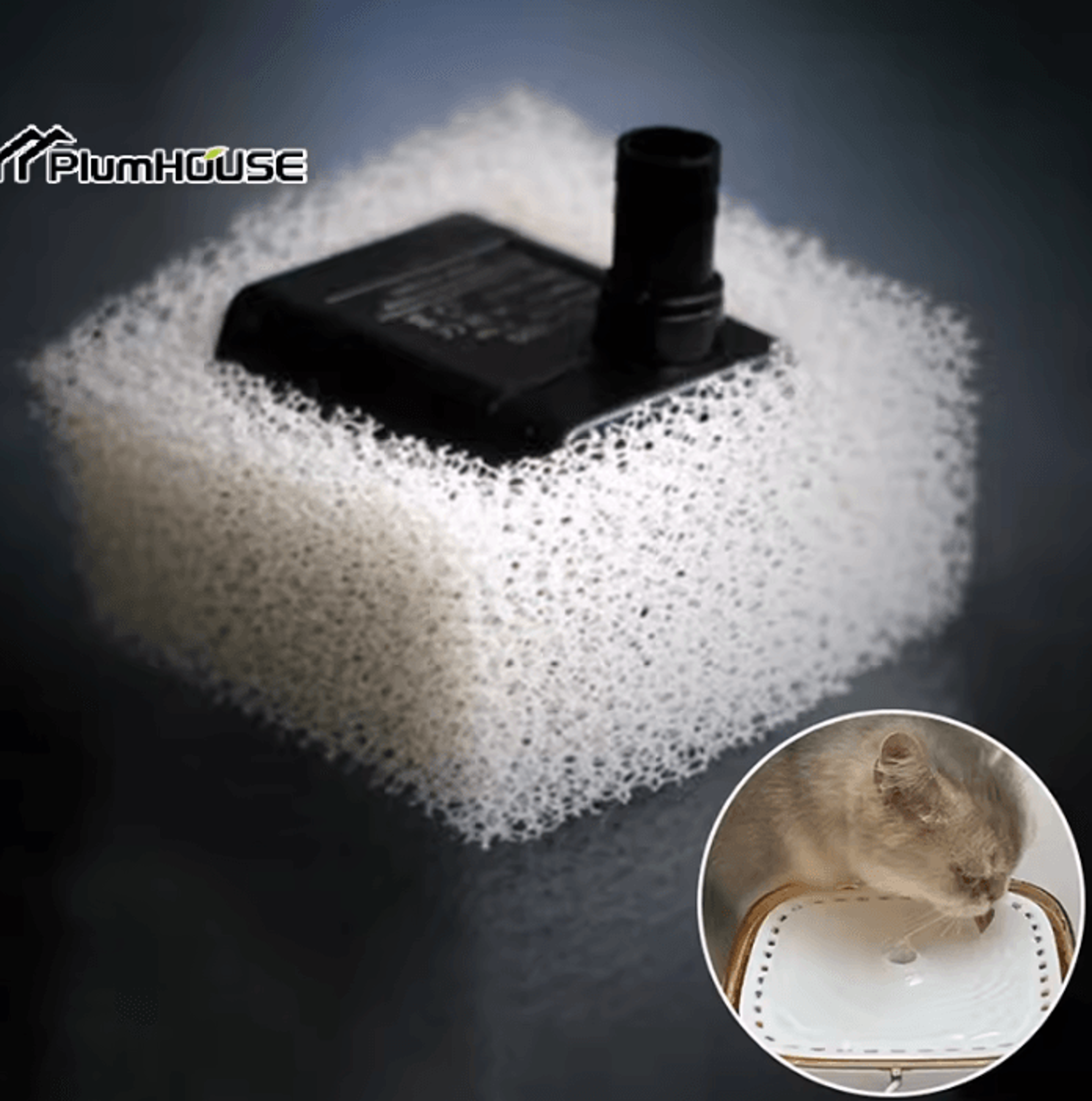 Foam Pump Filters For Cat Water Fountains  Replacement Sponge Filters For Cleaner Water 1