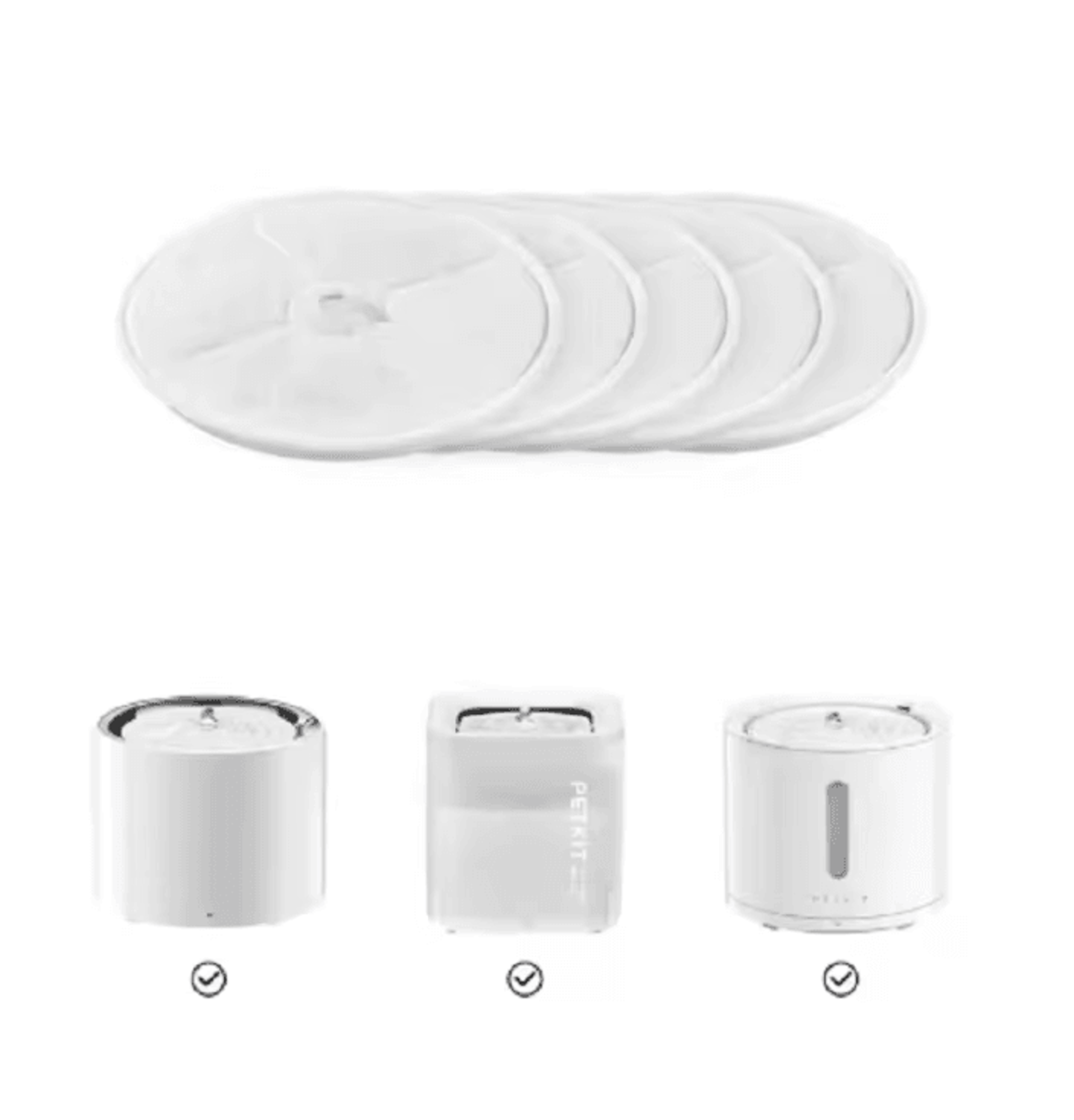 PETKIT Filter 30 Replacement Water Fountain Filter Pack 1