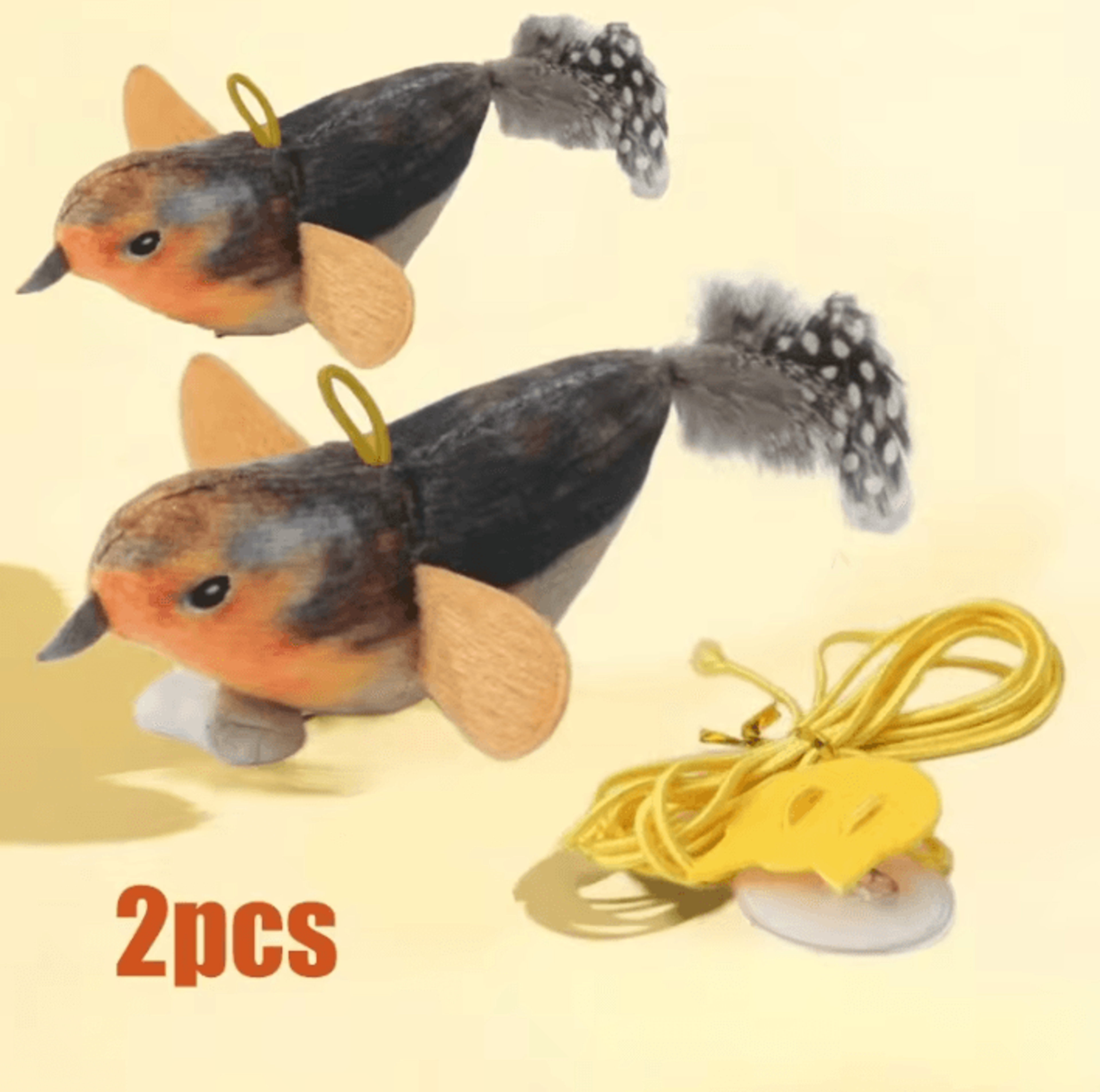 ChirpyBird Interactive WallHanging Cat Toy 4