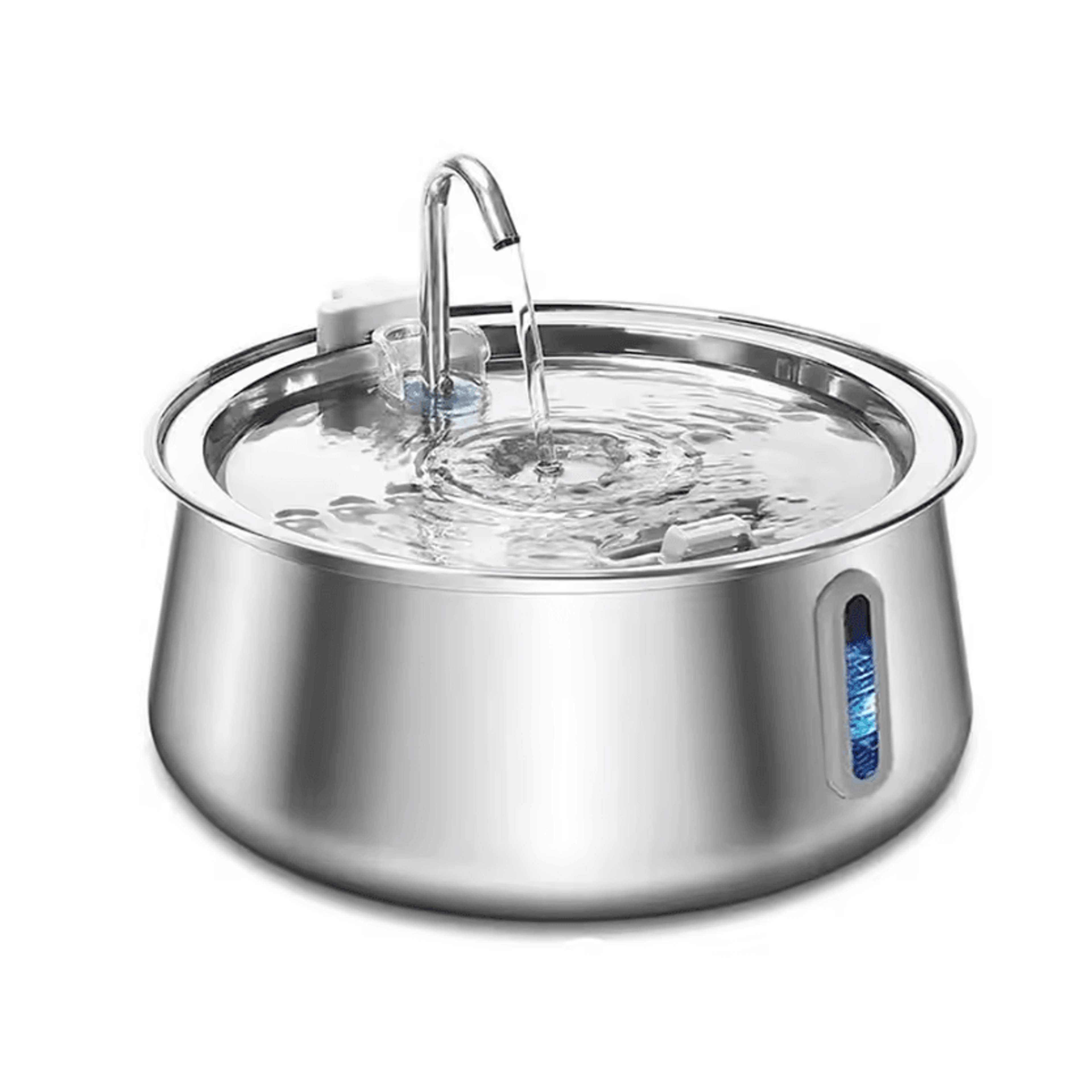 AquaPure 4L Stainless Steel Pet Water Fountain 3