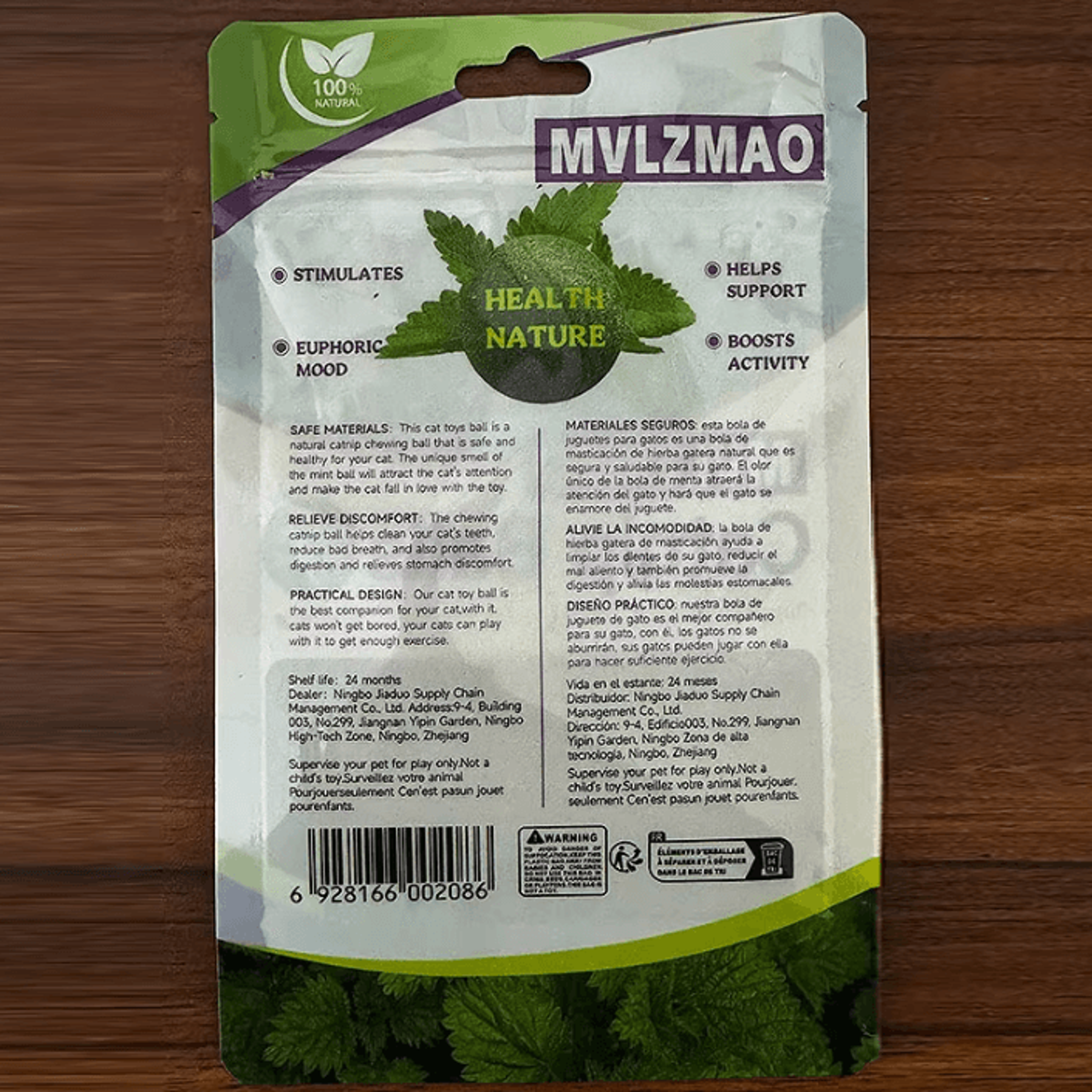 MintFresh Edible Catnip Ball Toy 3
