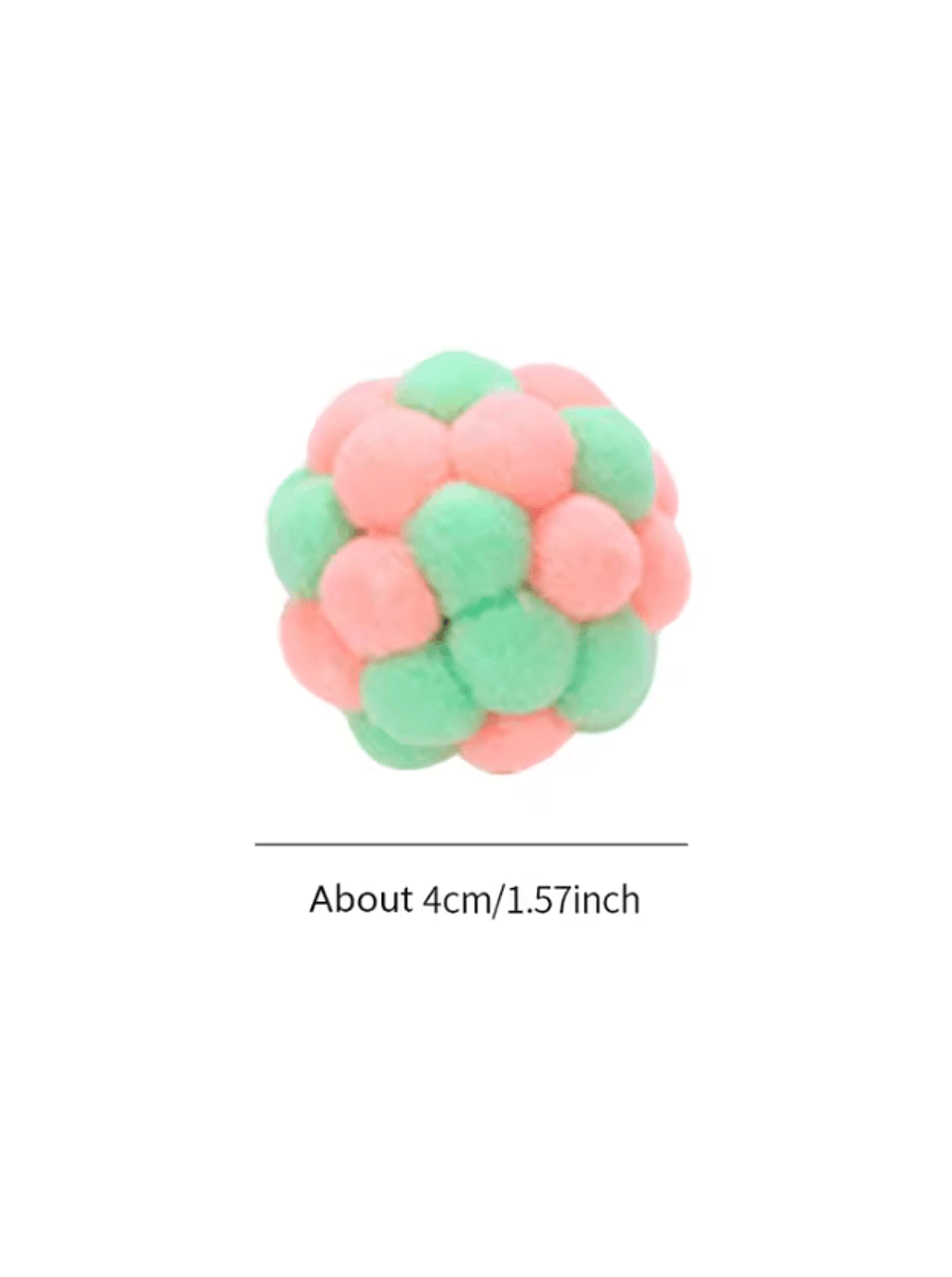 RainbowBounce Handmade Bell Ball Cat Toy 6
