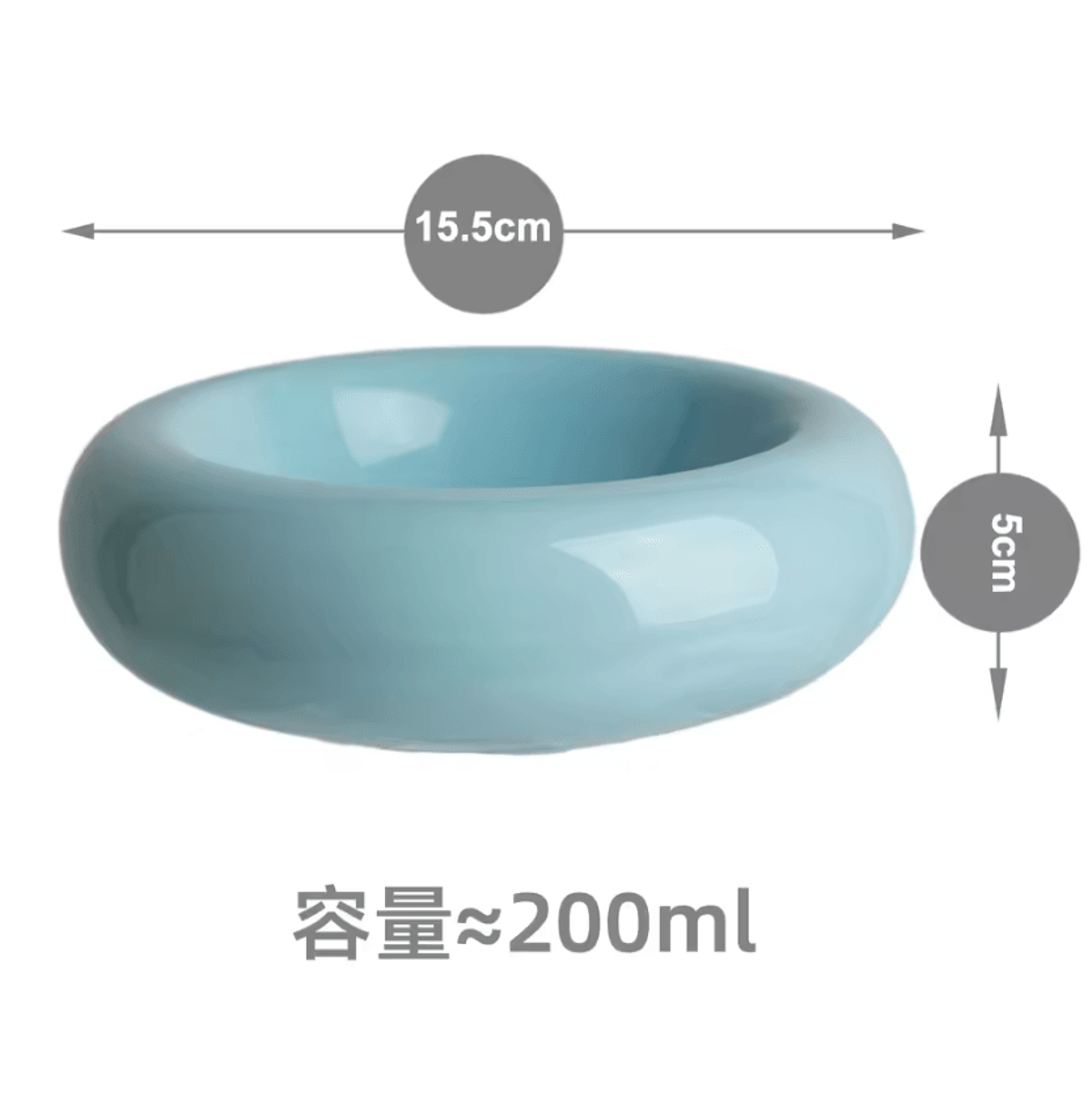 DonutPaws Ceramic Cat Food Bowl 4